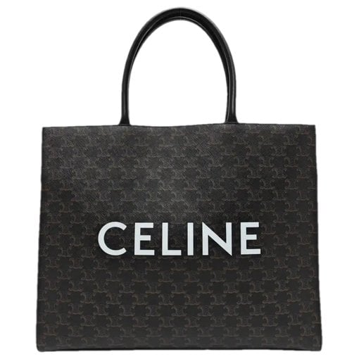 Cabas leather handbag