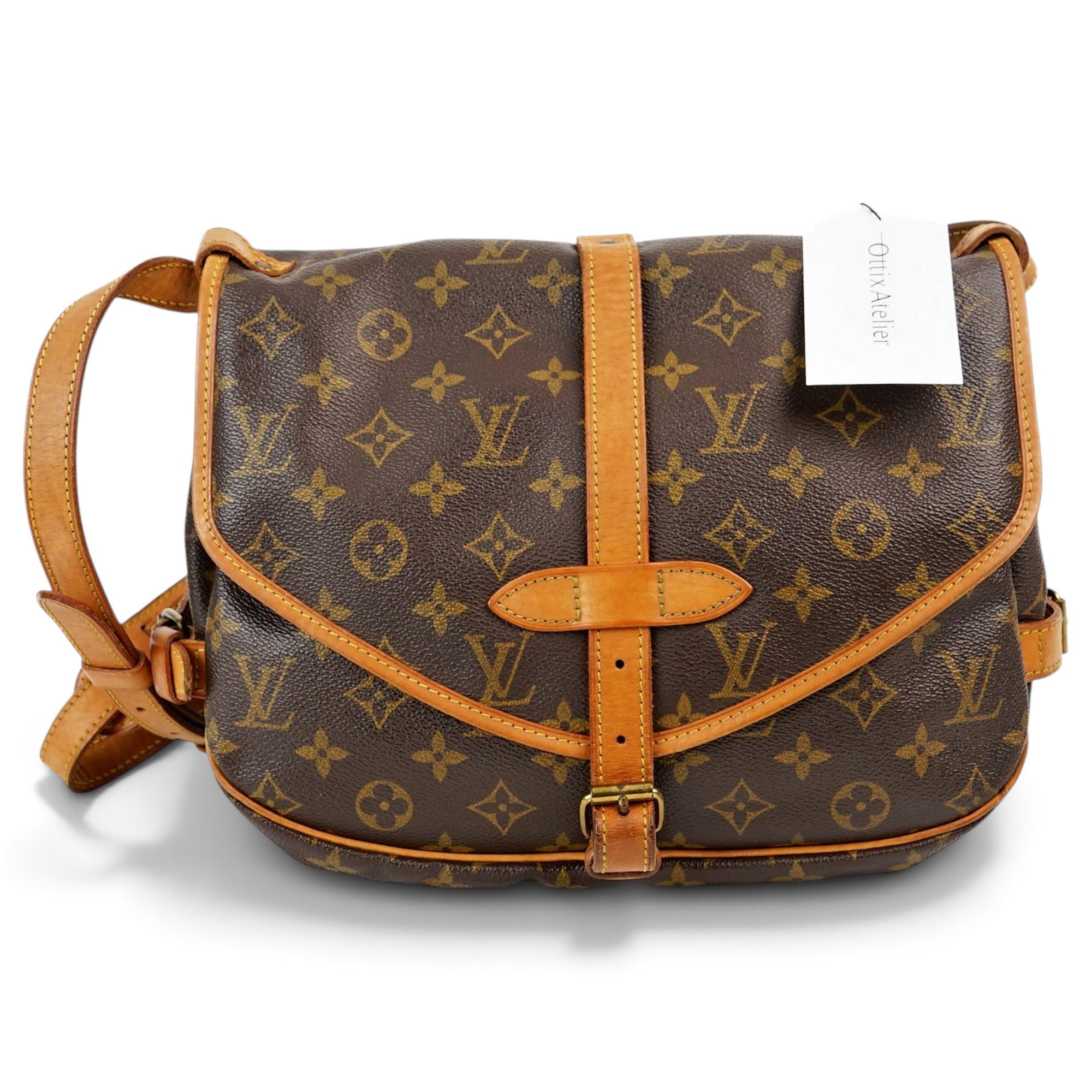 Saumur leather crossbody bag
