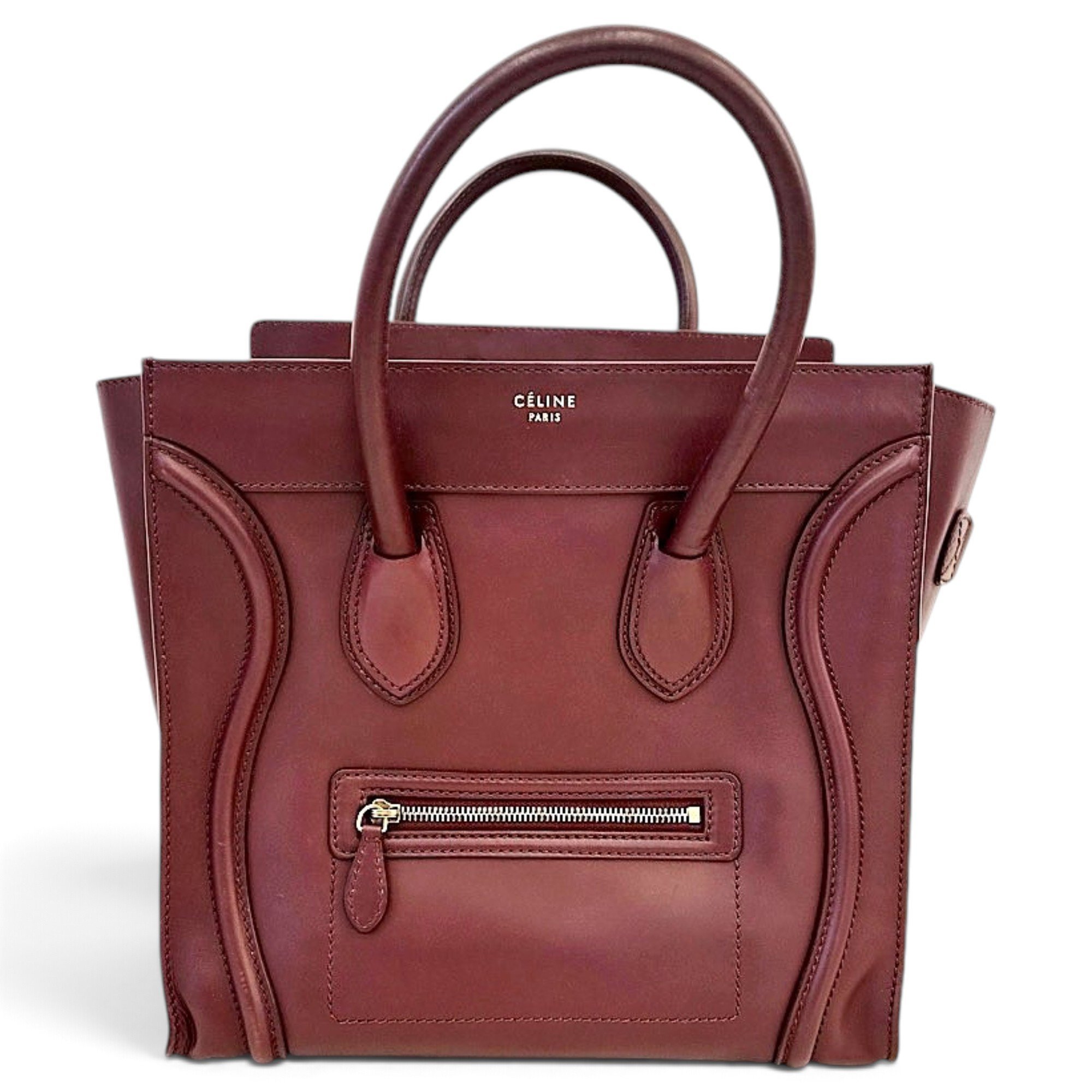 Luggage leather handbag
