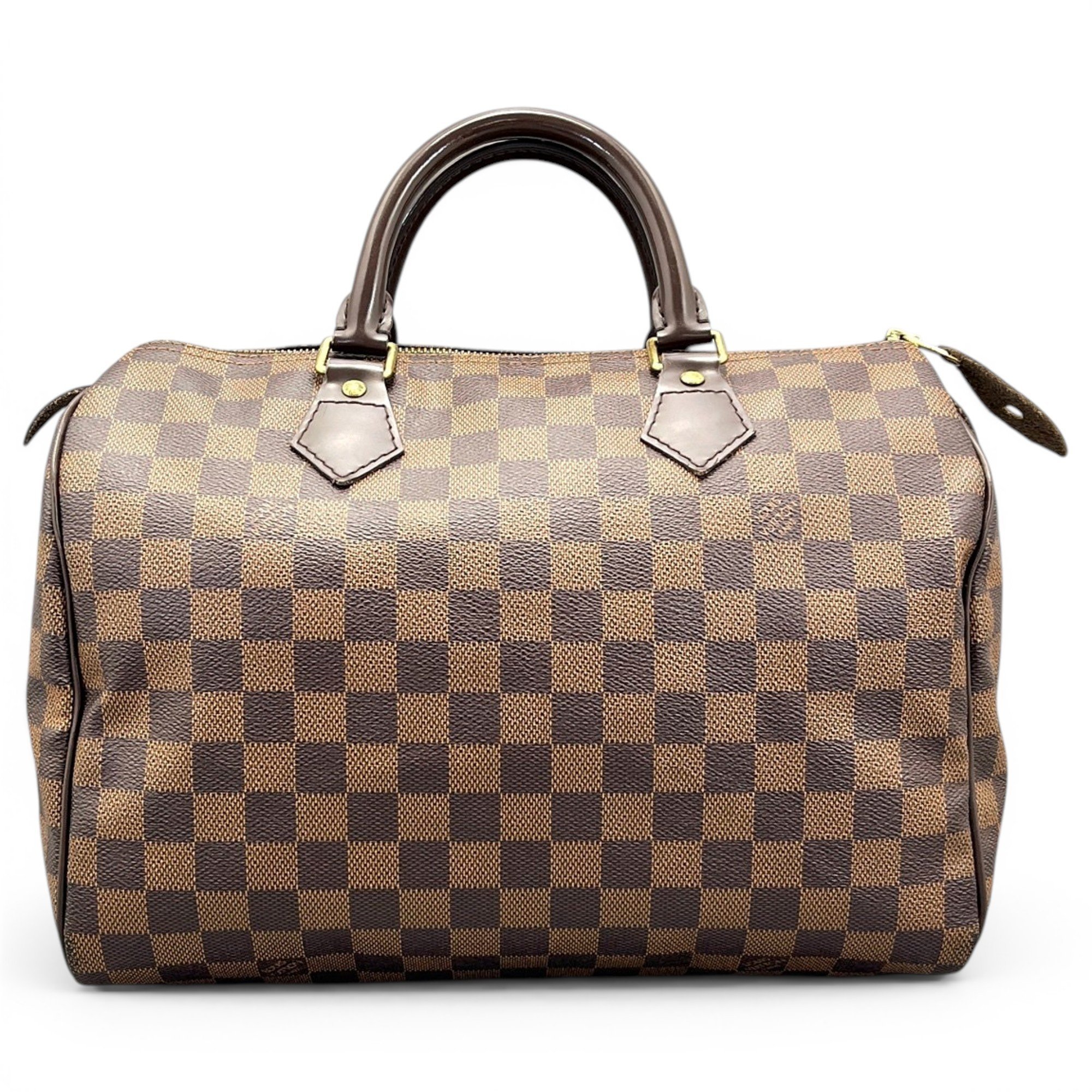Speedy leather handbag