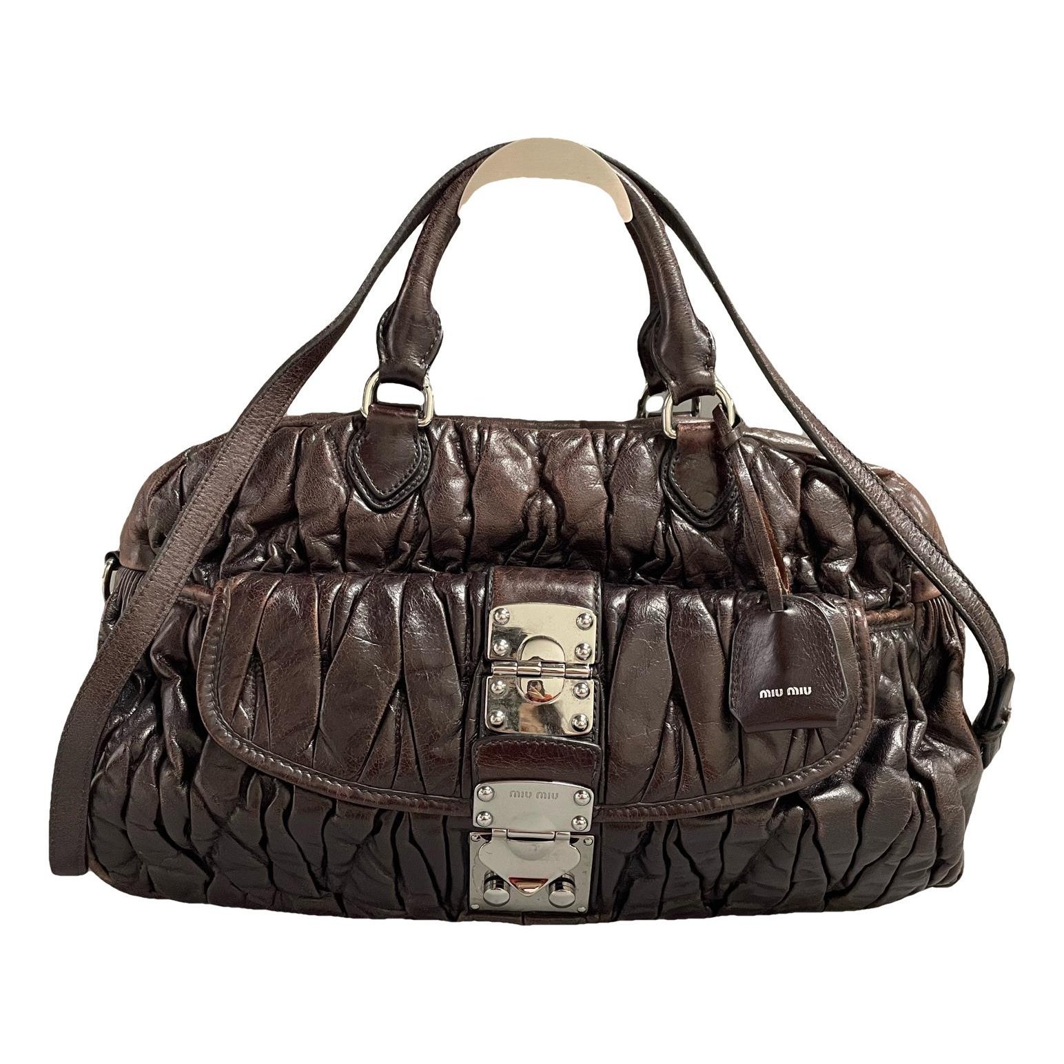 Leather handbag