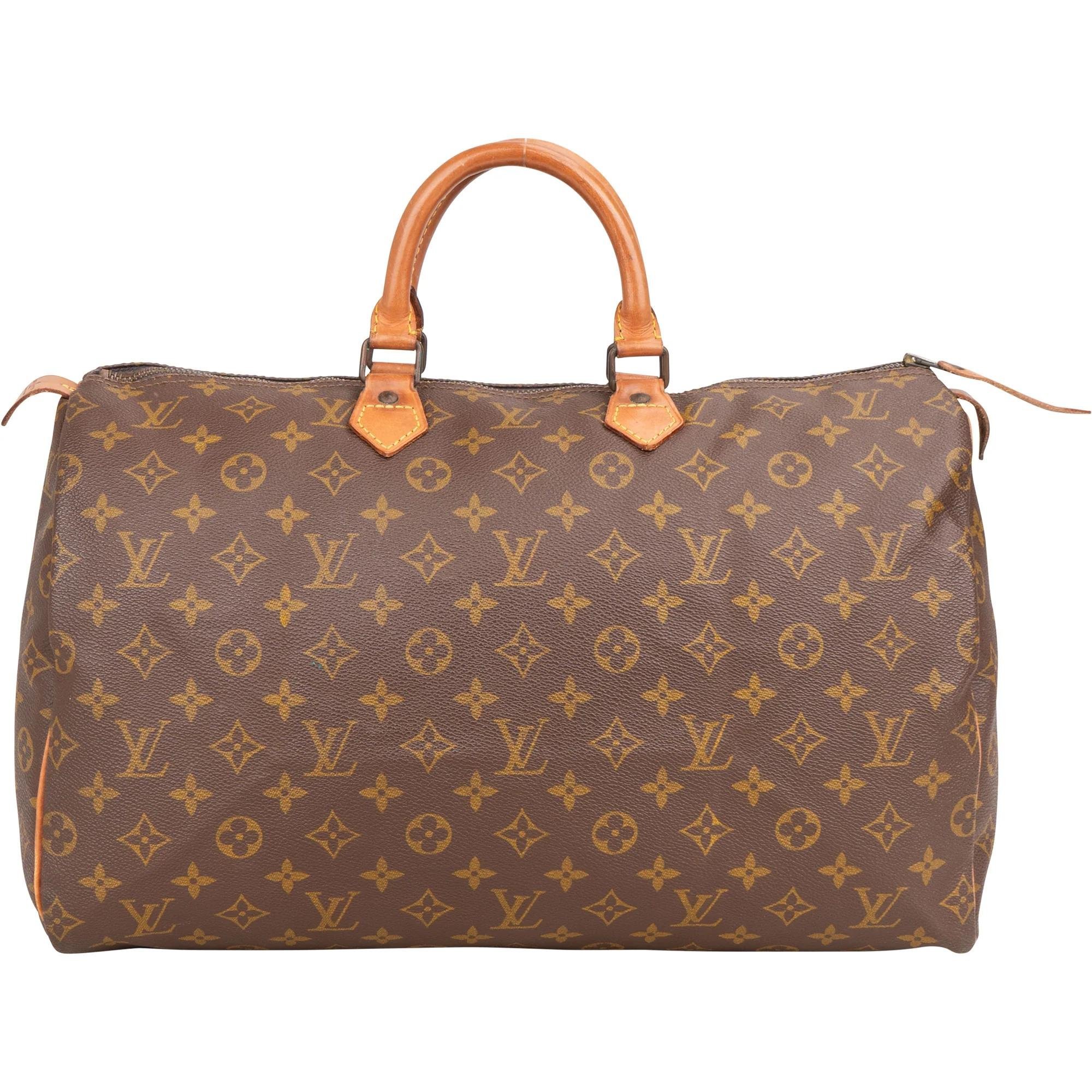 Speedy leather handbag