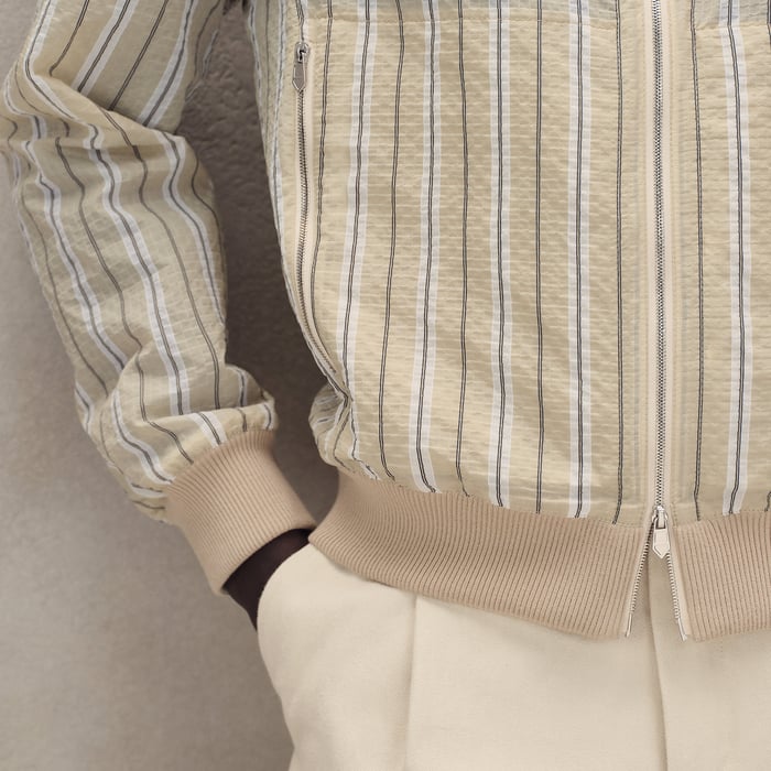 Corde Rib-trim Jacket