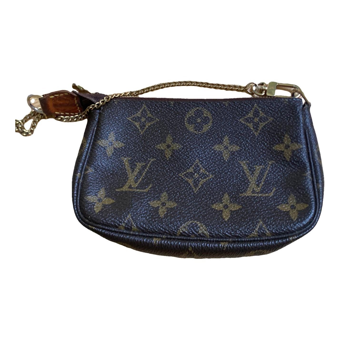 Vegan leather clutch bag