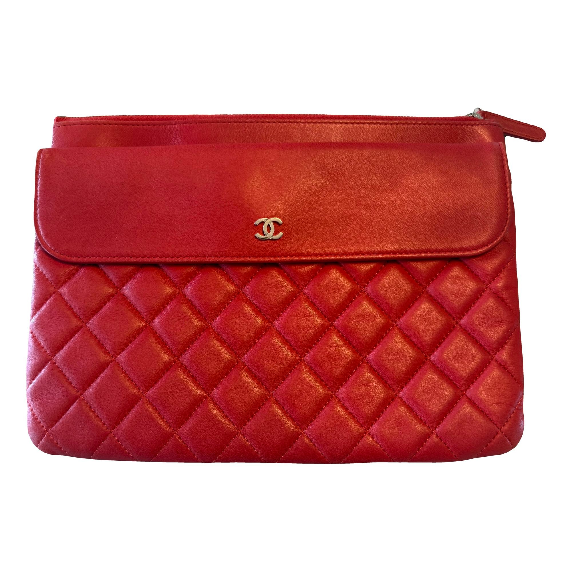 Timeless/Classique leather clutch bag