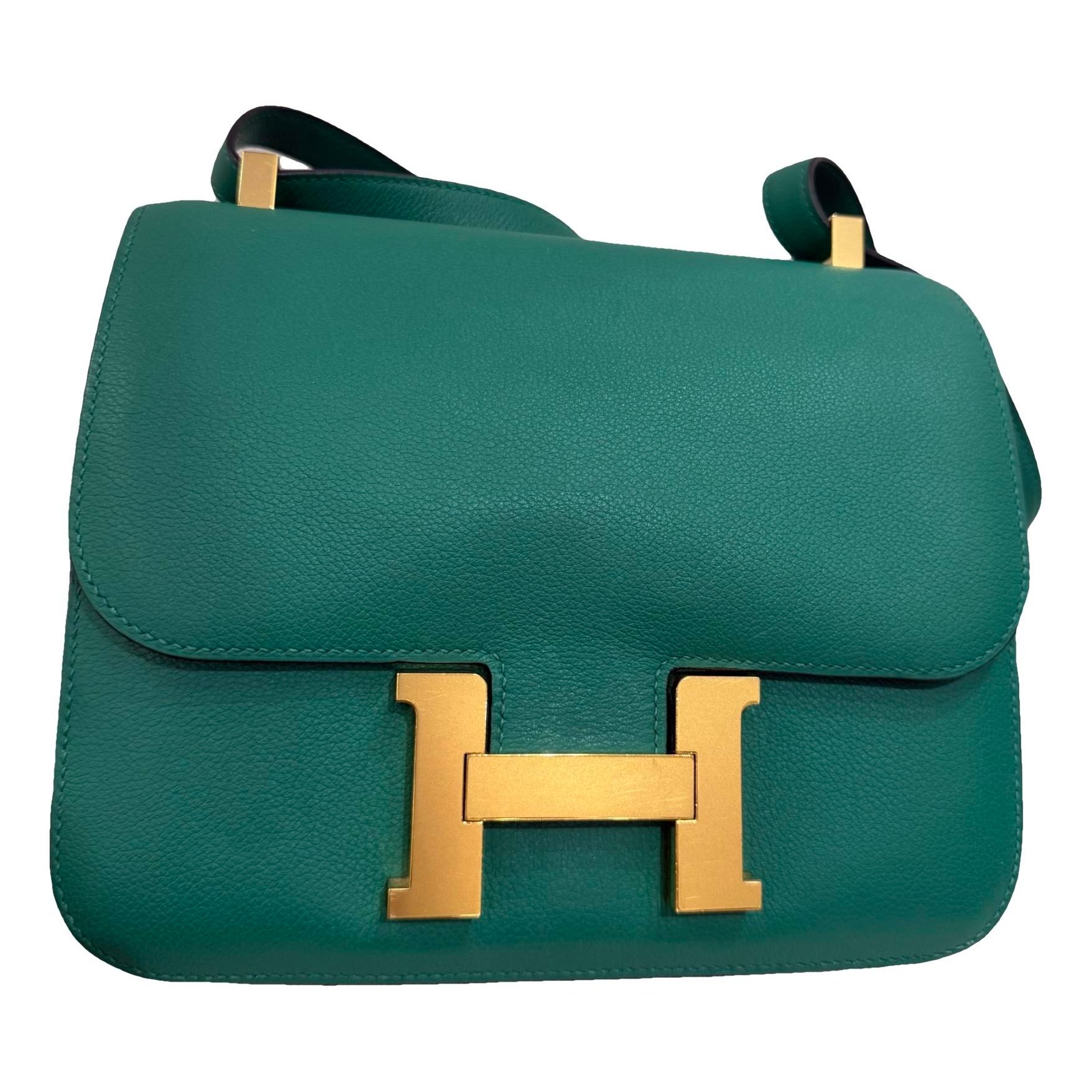 Hermes Constance Handbag Velvet Leater