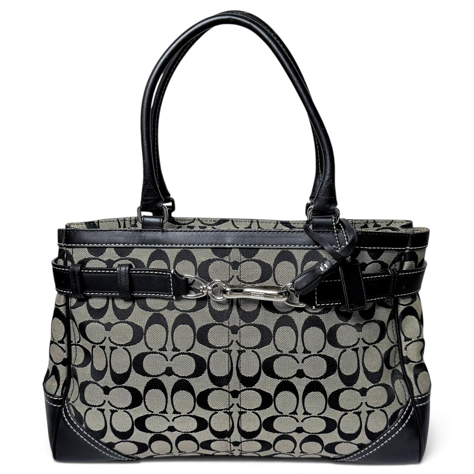 Signature Sufflette cloth handbag