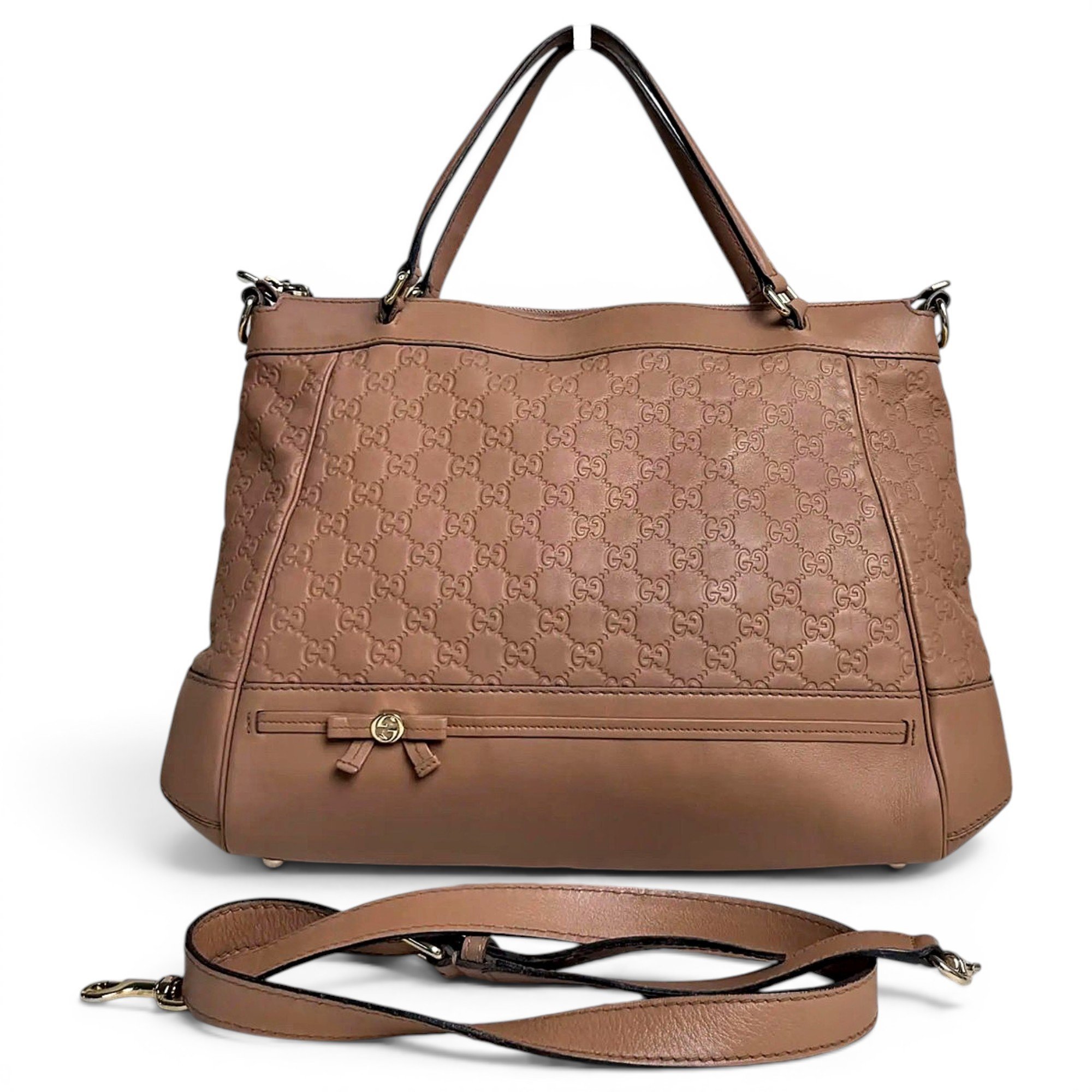 Leather handbag