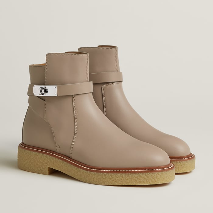 Beige Mastic History Ankle Boot