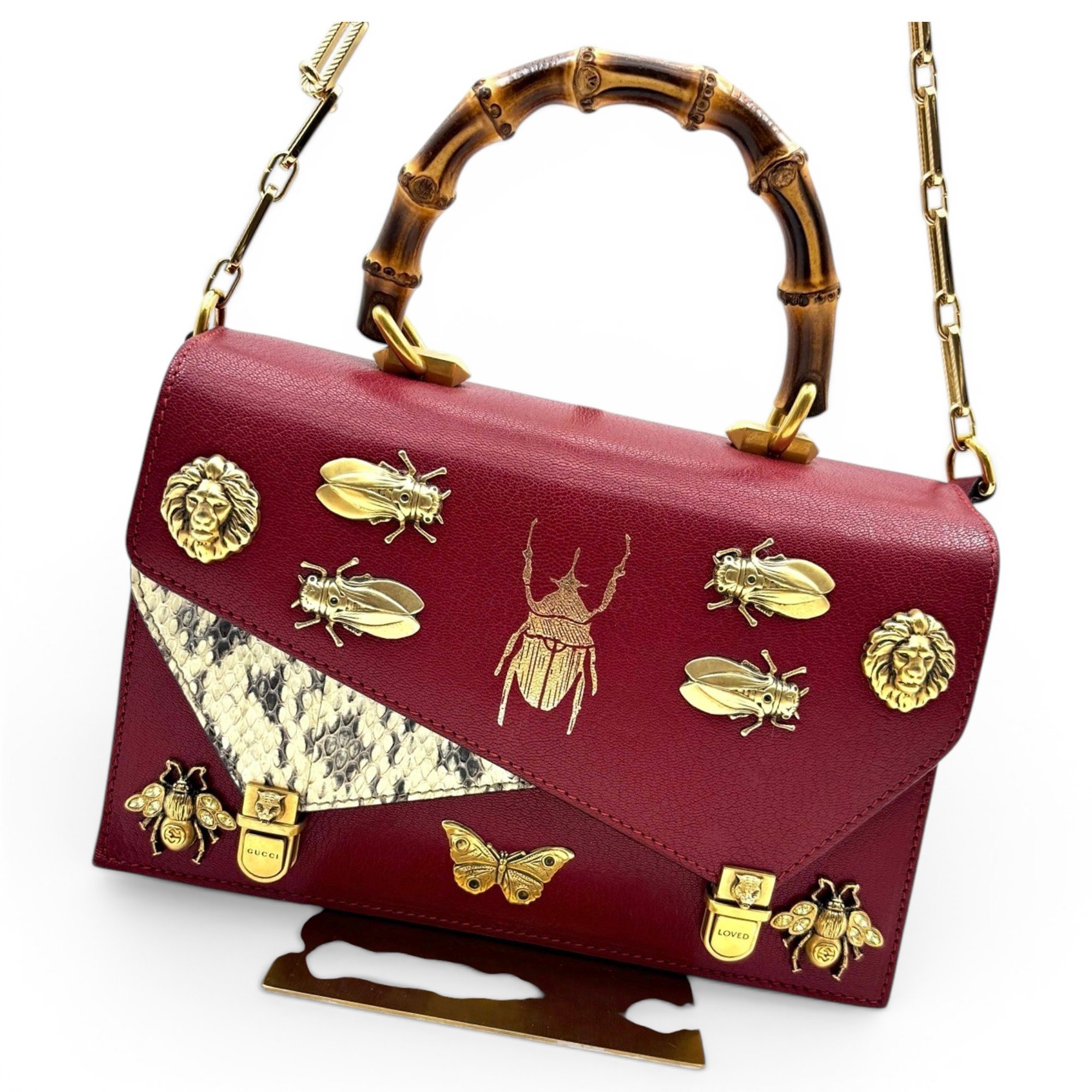Leather handbag