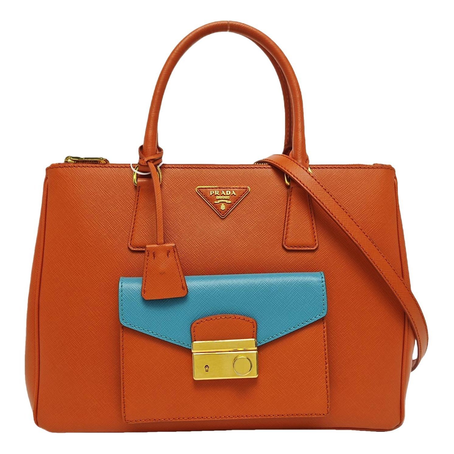 Galleria leather handbag