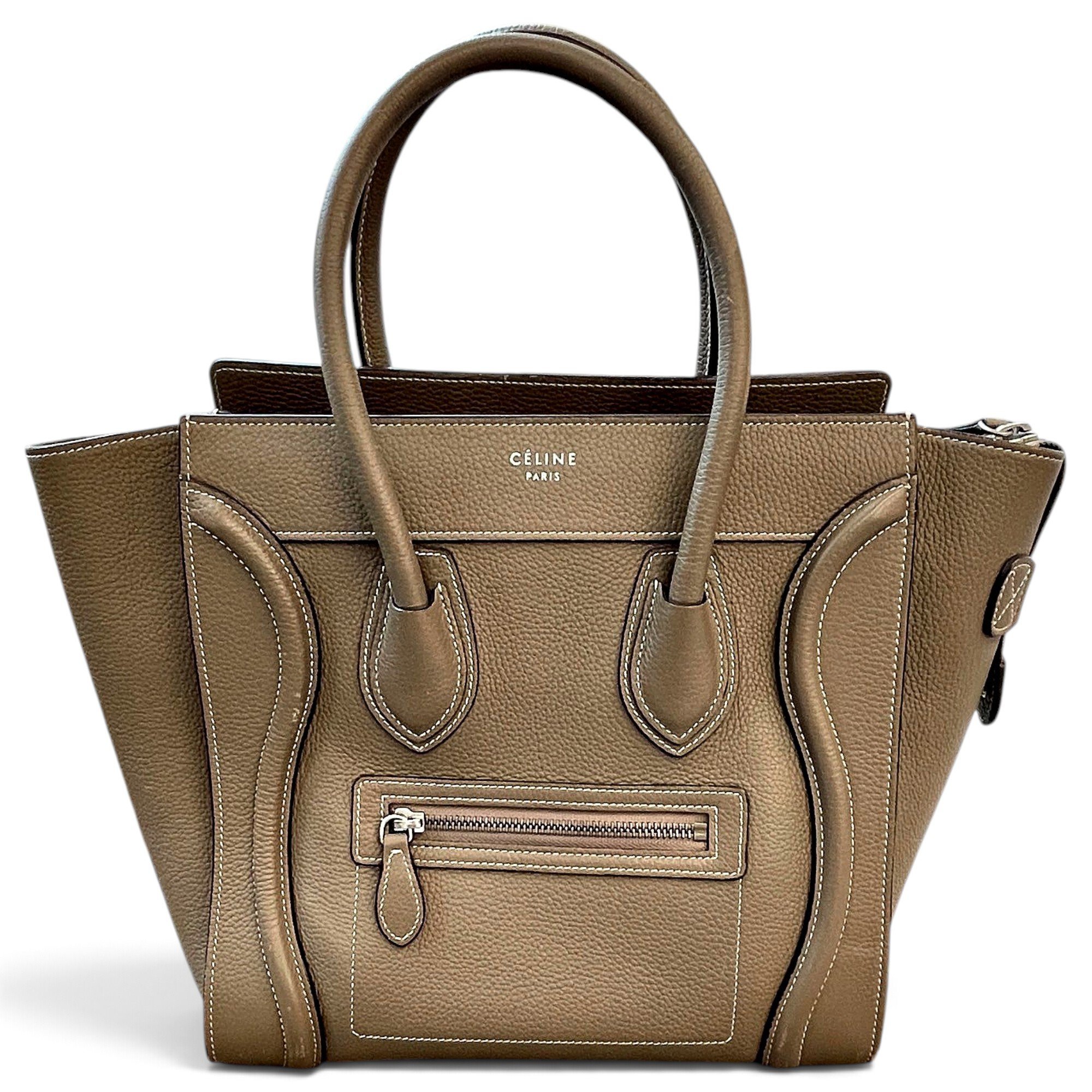 Luggage leather handbag