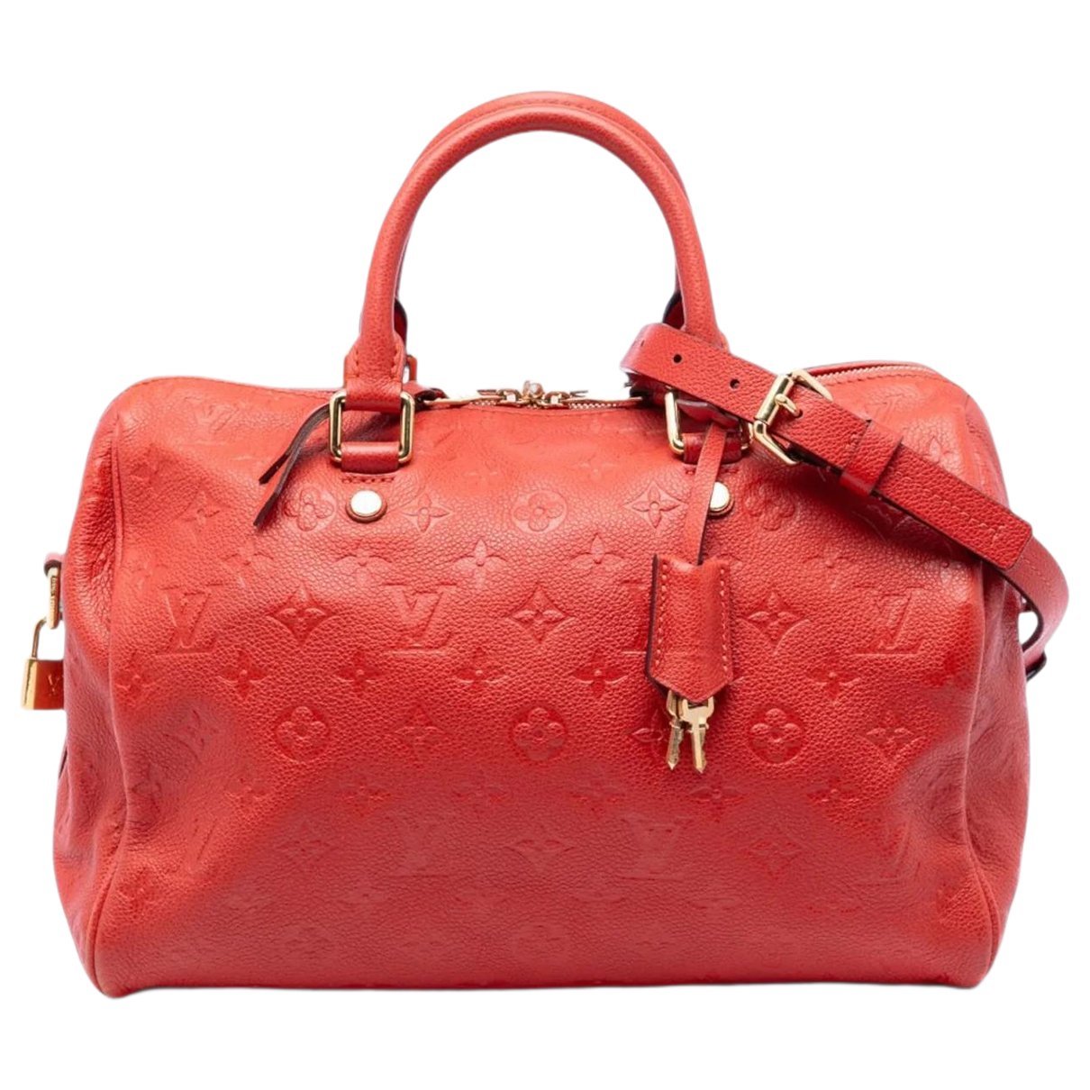 Speedy leather handbag
