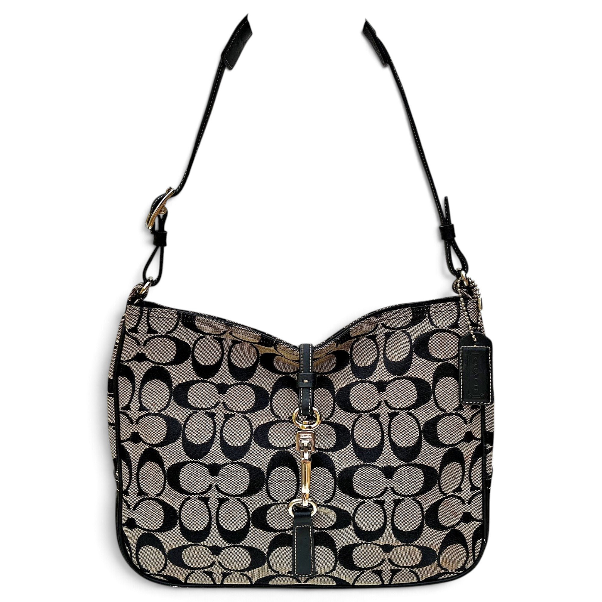 Coach Signature Sufflette leather handbag