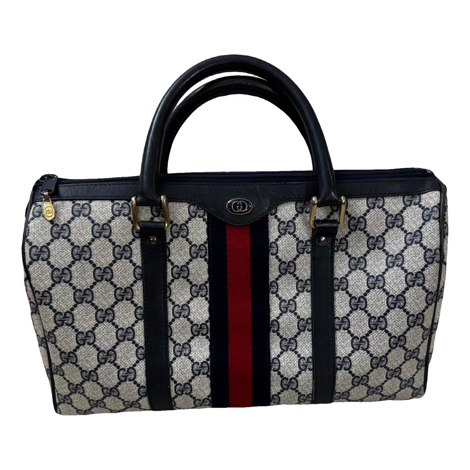Ophidia Boston leather handbag