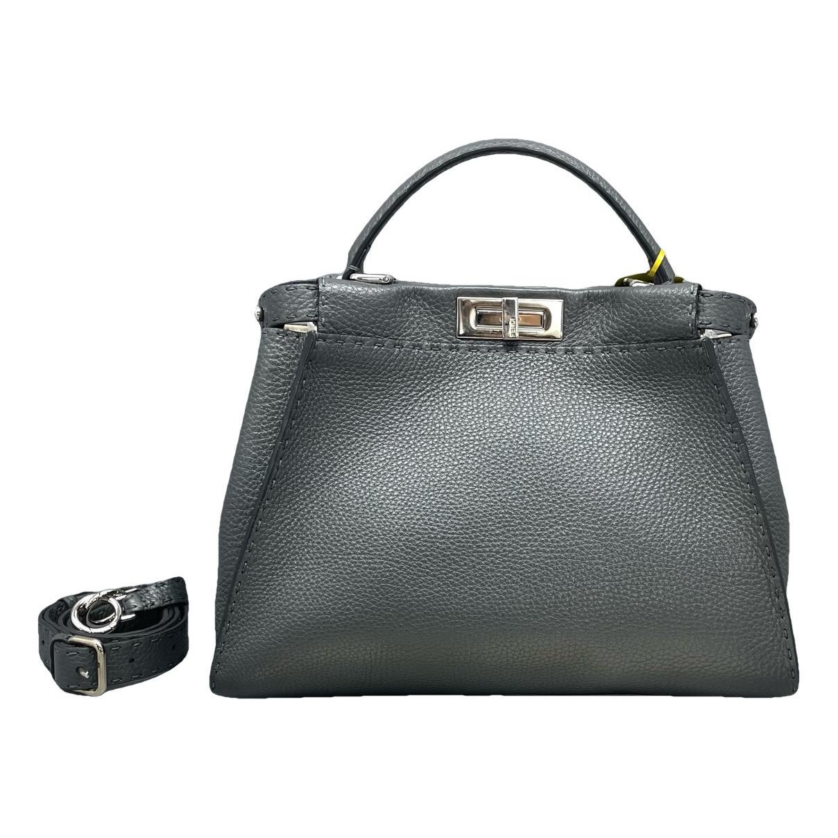 Peekaboo leather handbag
