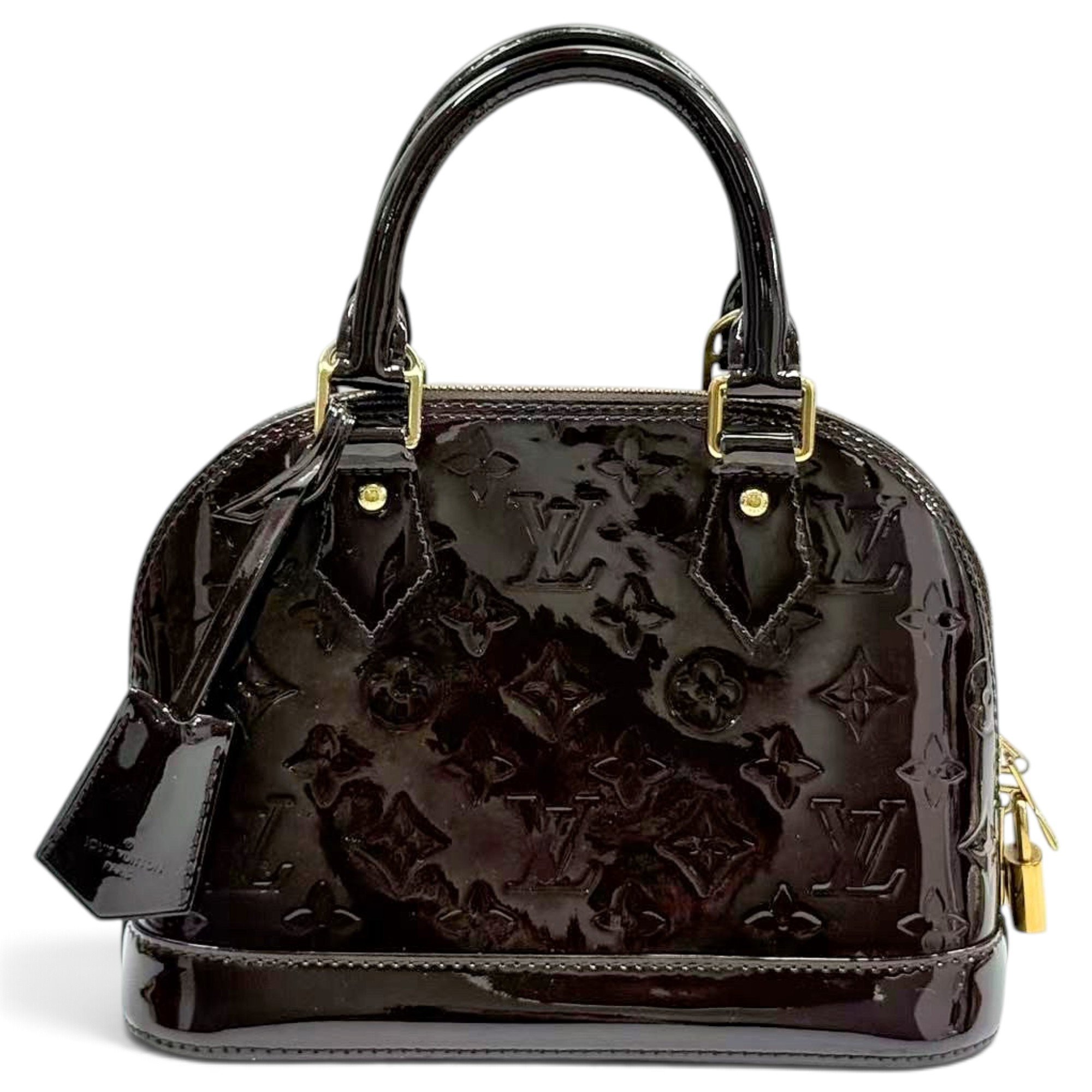 Alma BB patent leather handbag