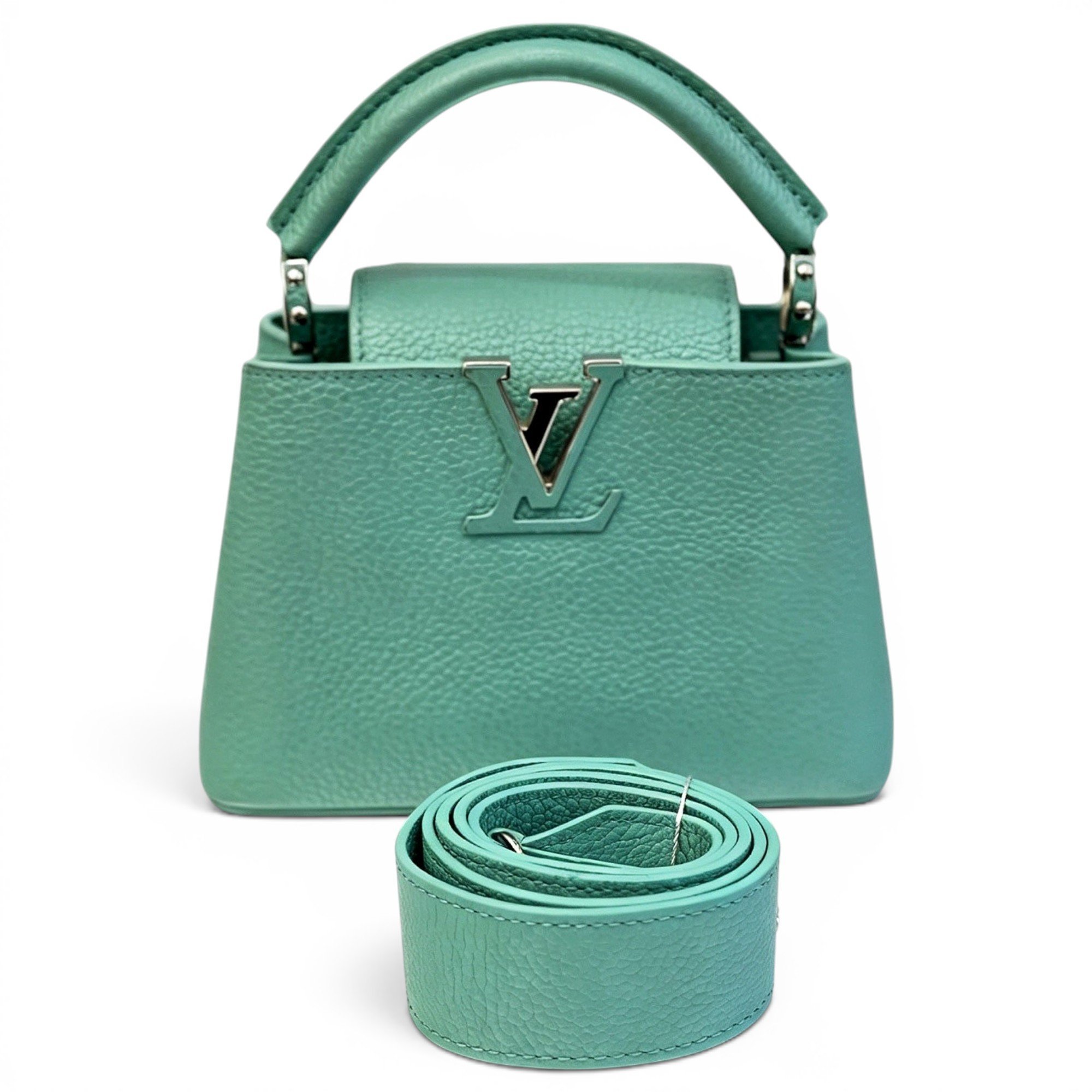 Capucines leather handbag