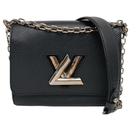Twist leather handbag