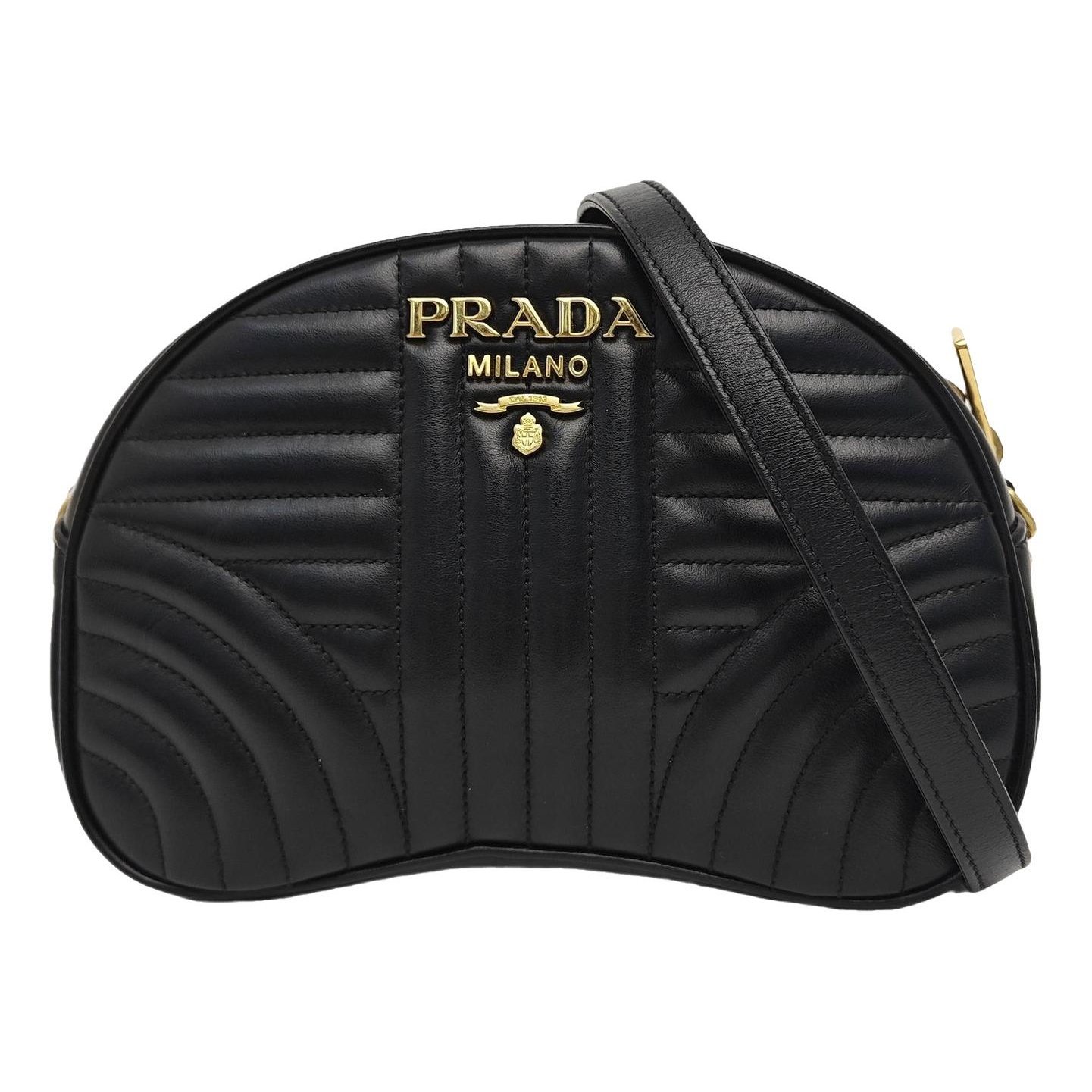 Diagramme leather handbag