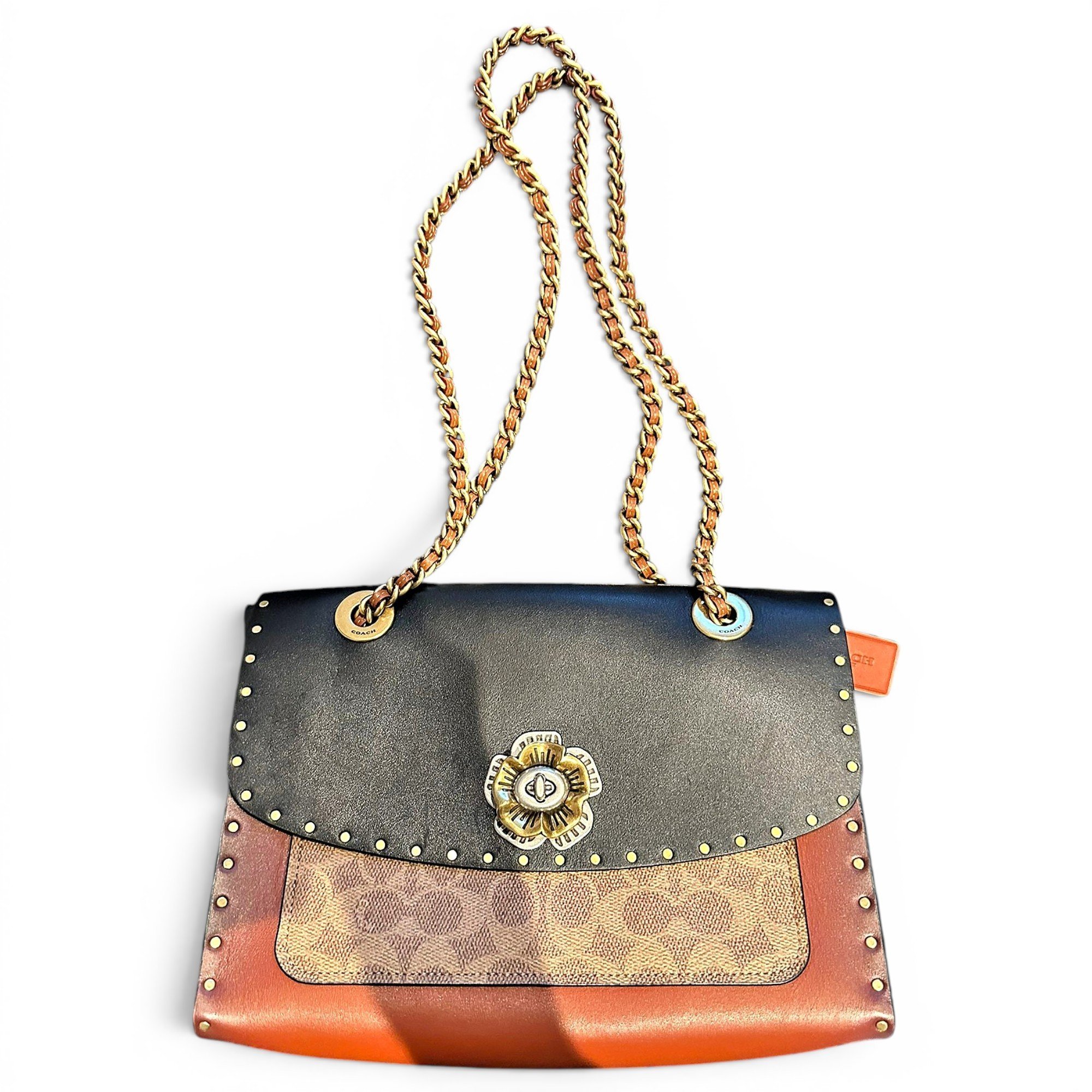 Leather handbag