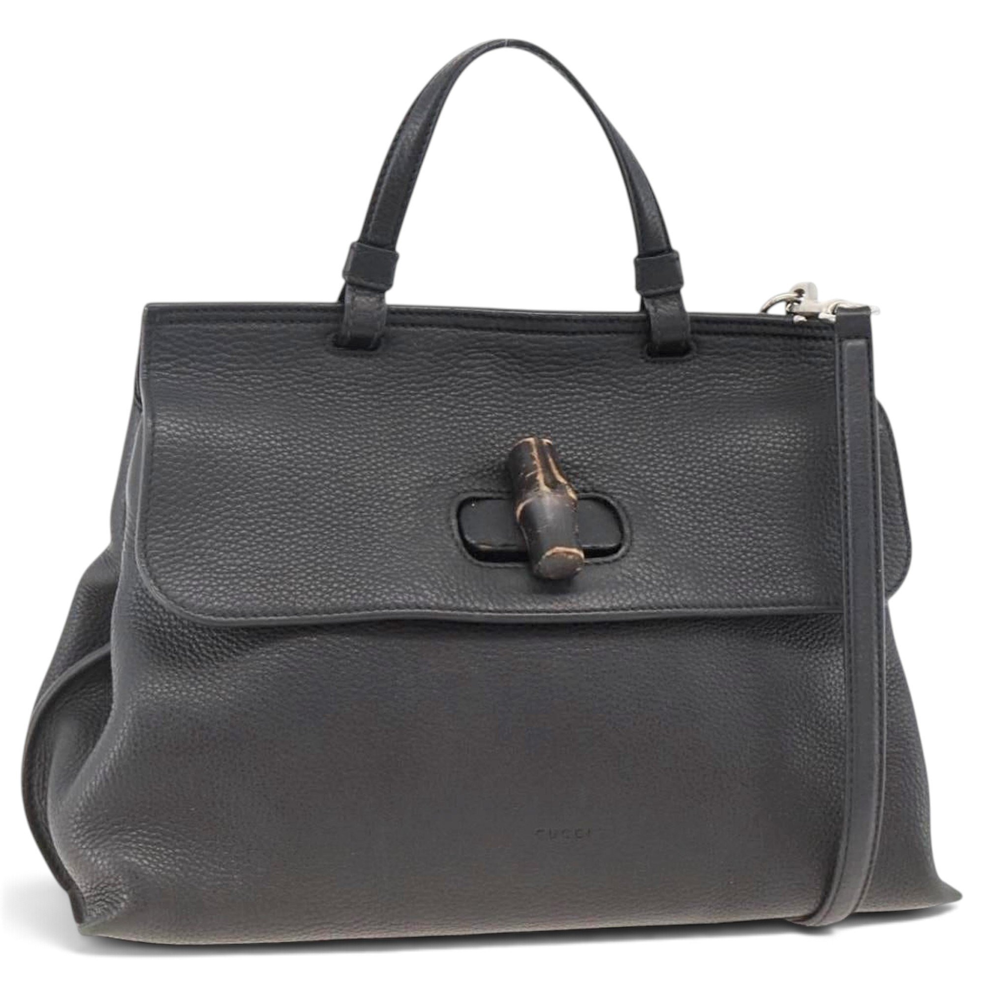 Gucci B leather handbag