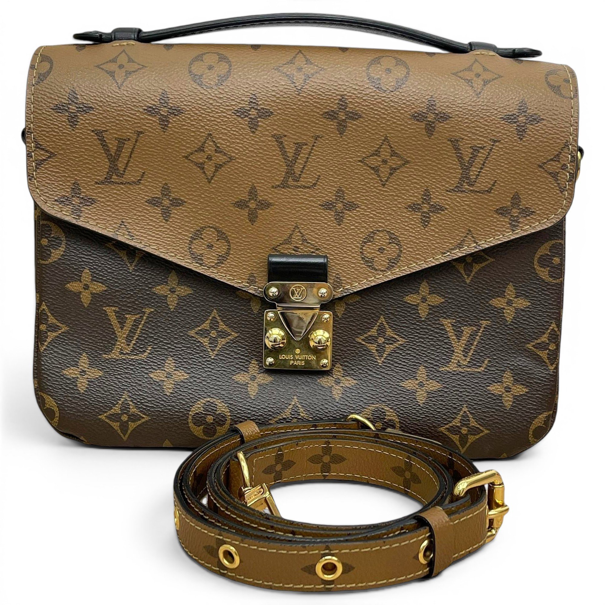 Metis leather handbag