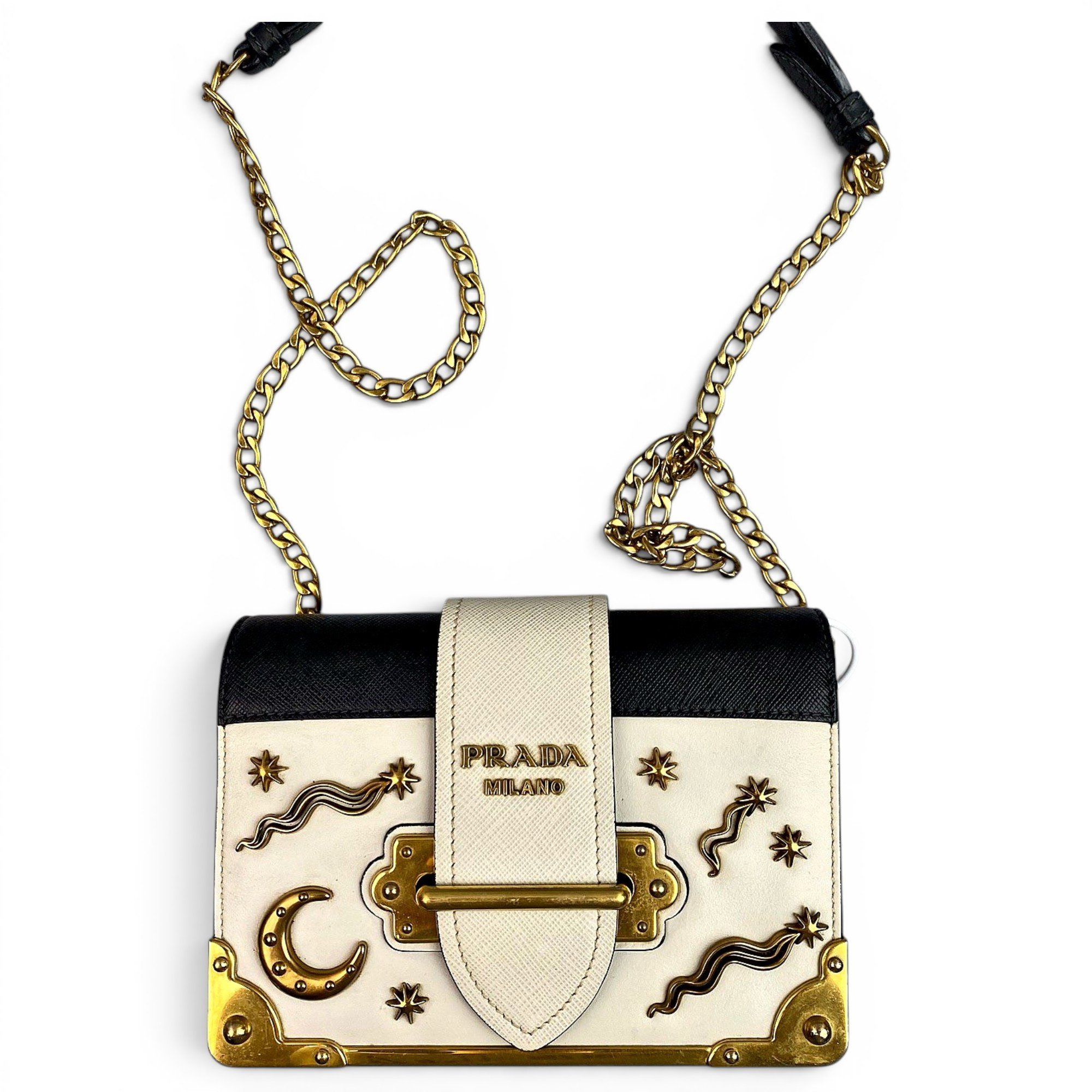 Cahier leather crossbody bag