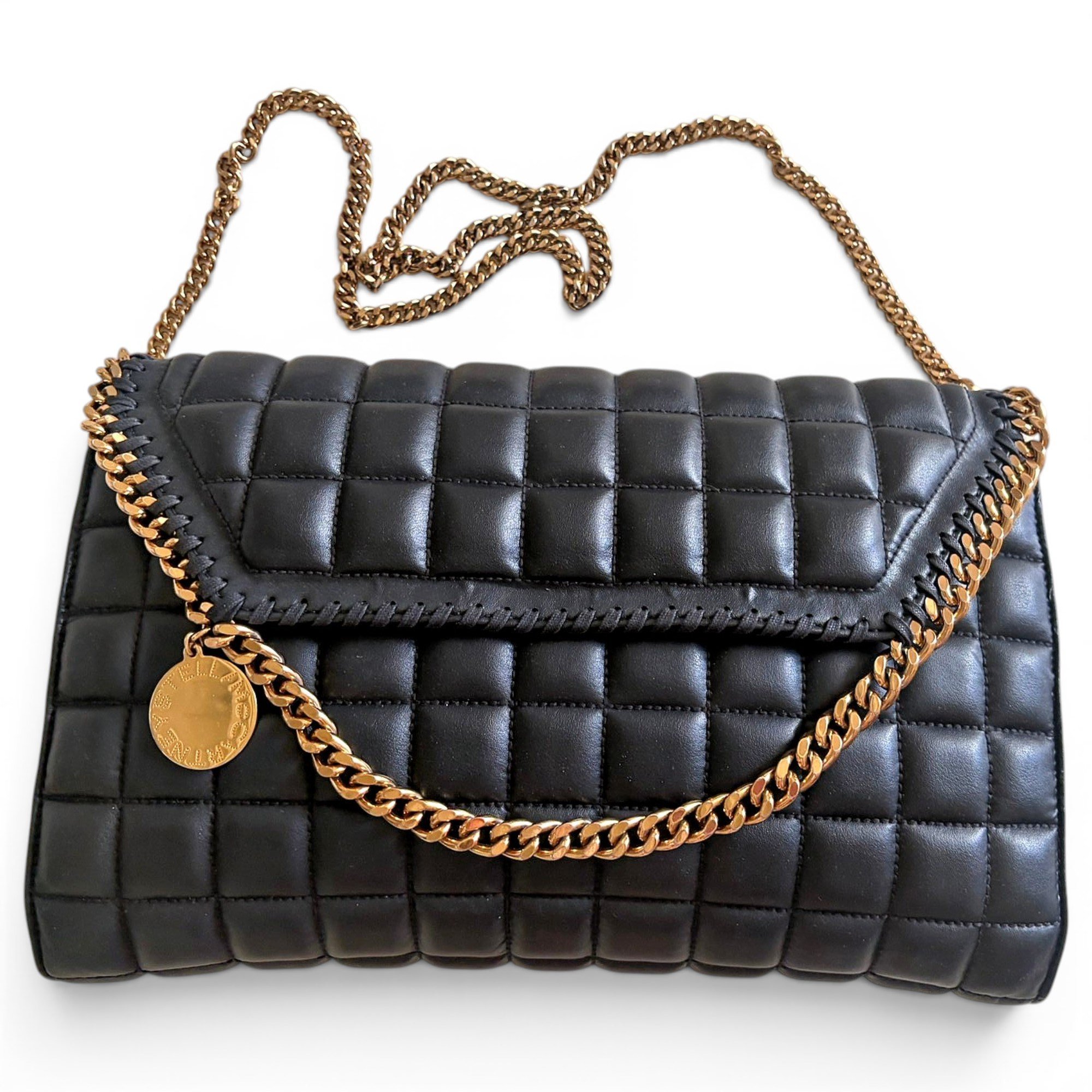 Falabella vegan leather clutch bag