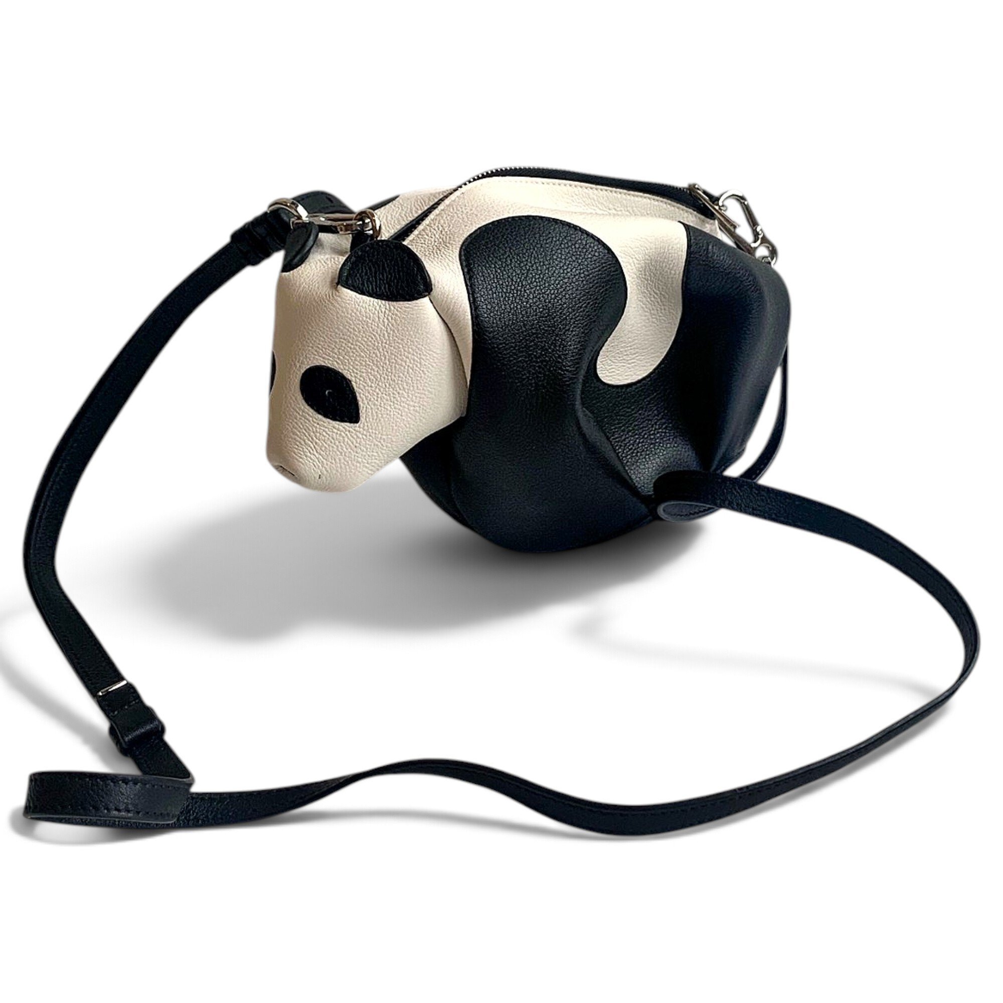 Animals leather handbag
