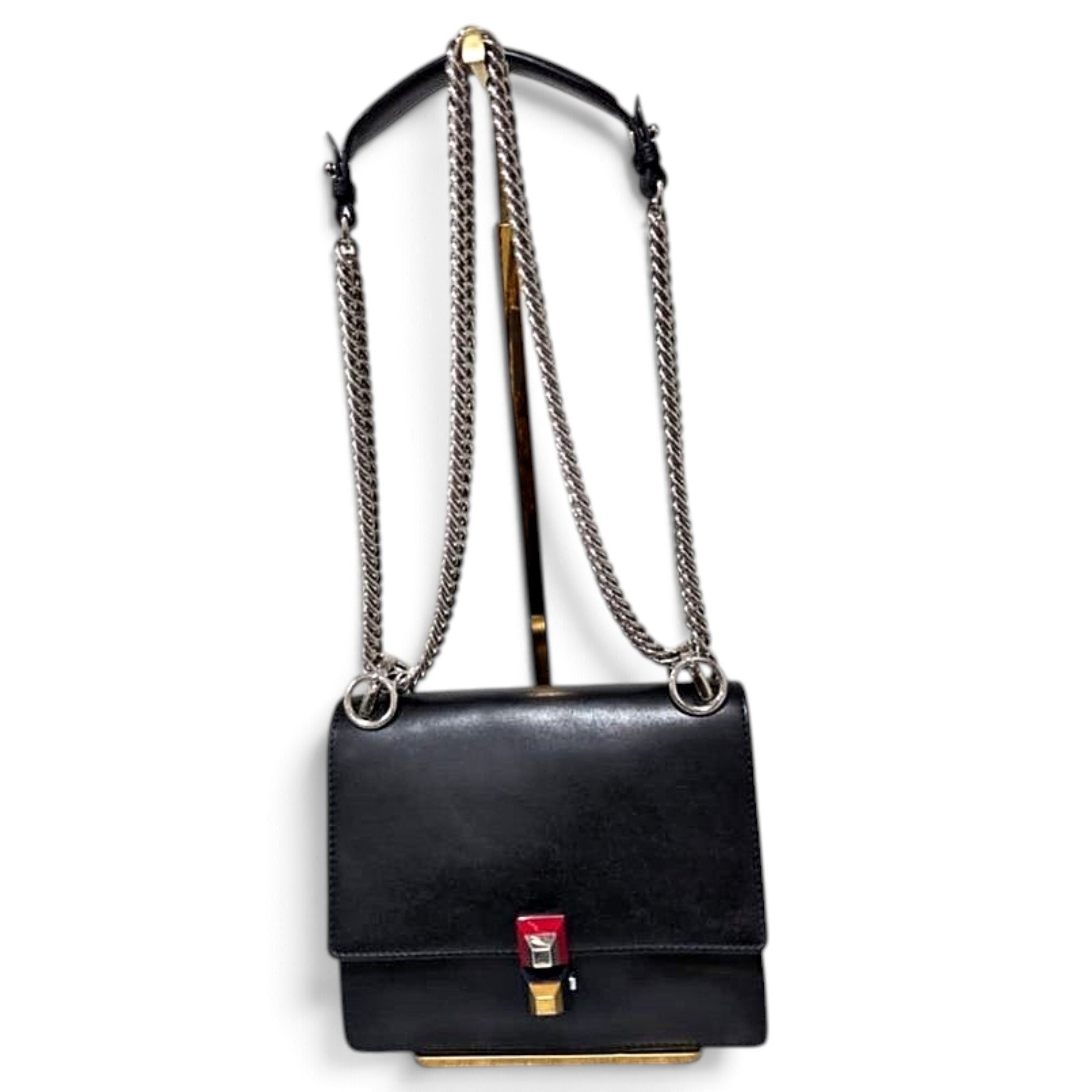 Fendi Kan I leather handbag