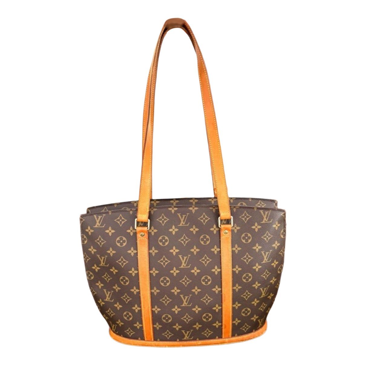 Babylone vintage patent leather tote