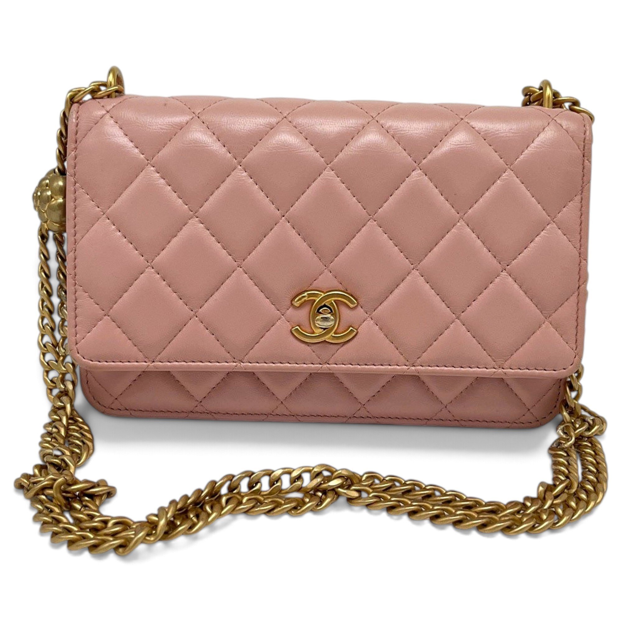 Wallet On Chain Timeless/Classique leather handbag