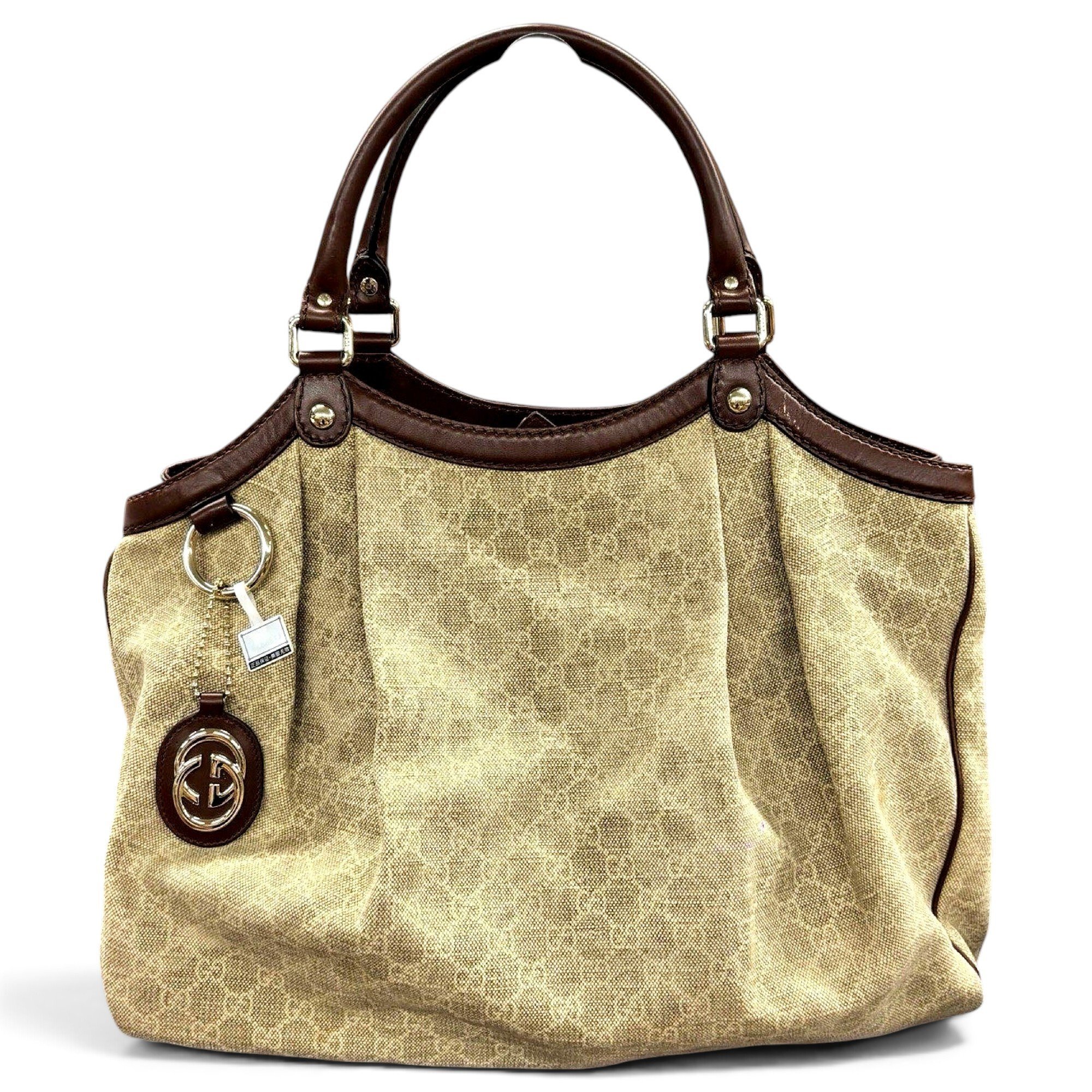 Leather tote