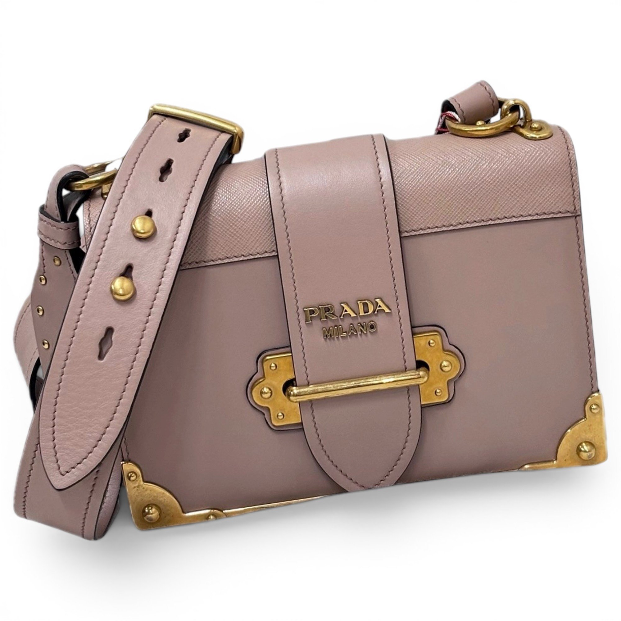 Cahier leather handbag