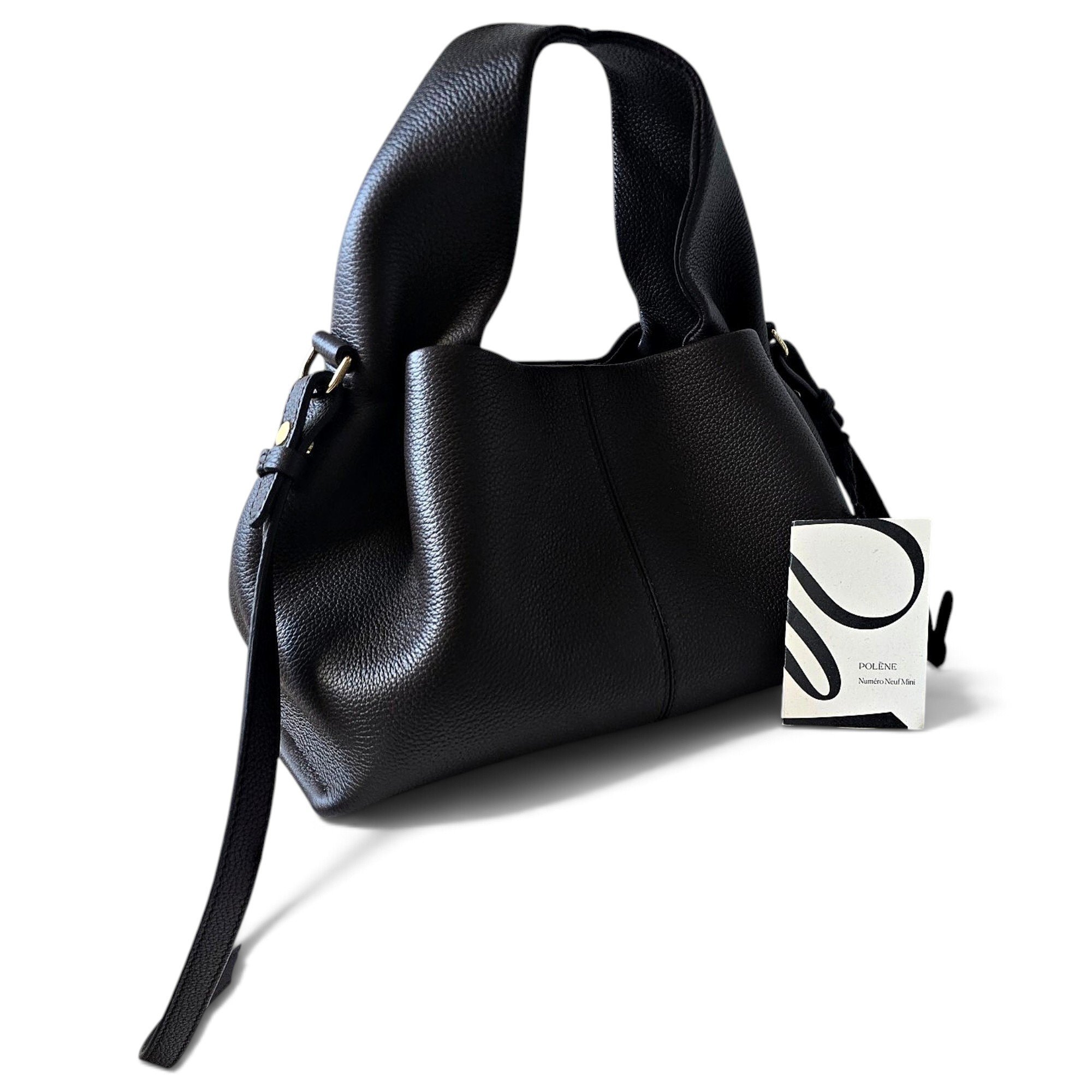 Polene Numéro Neuf leather crossbody bag