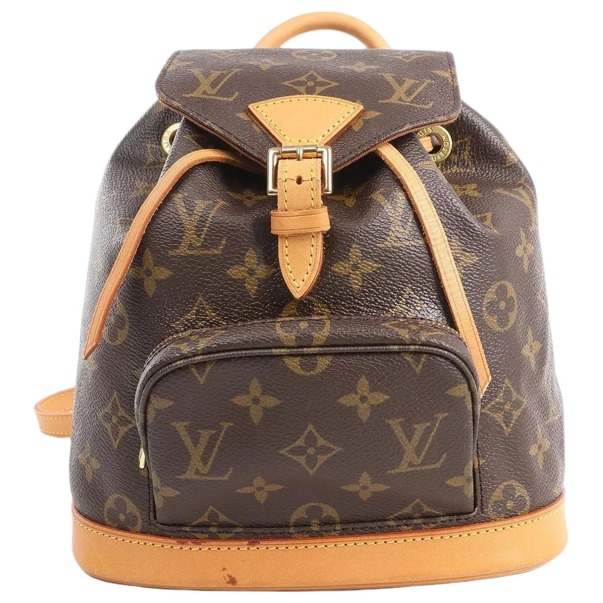 Montsouris leather backpack