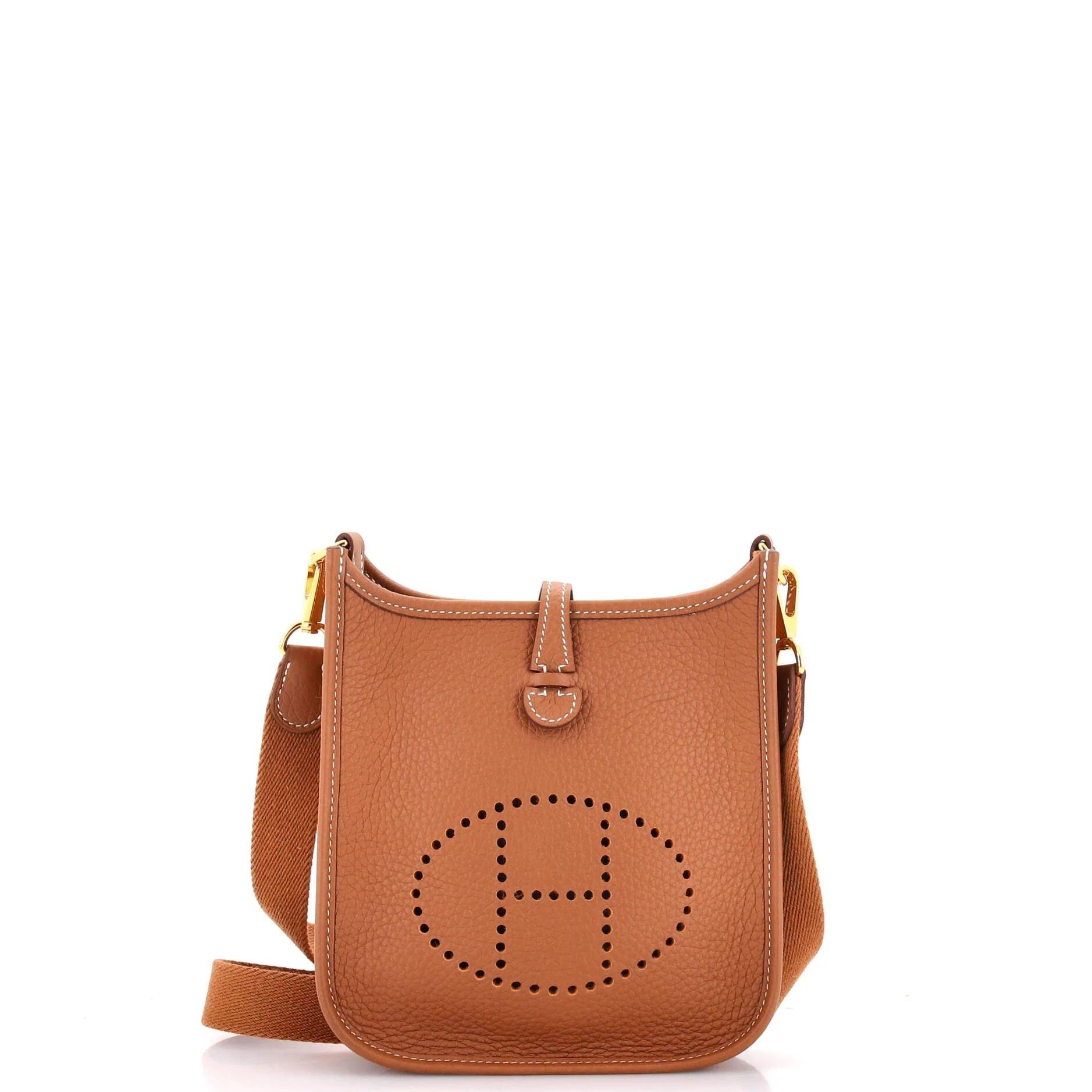 Mini Evelyne leather crossbody bag