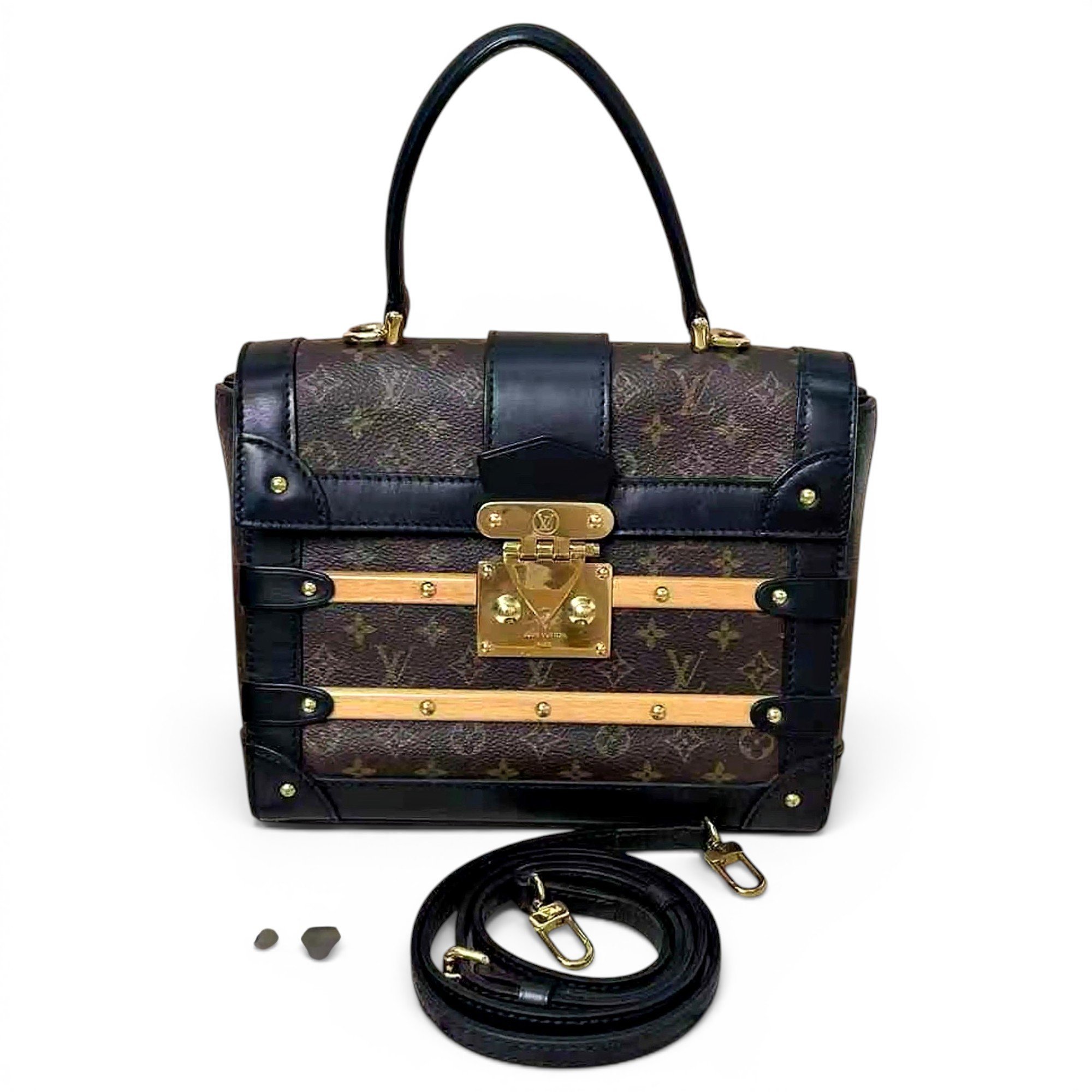 Vinyl crossbody bag