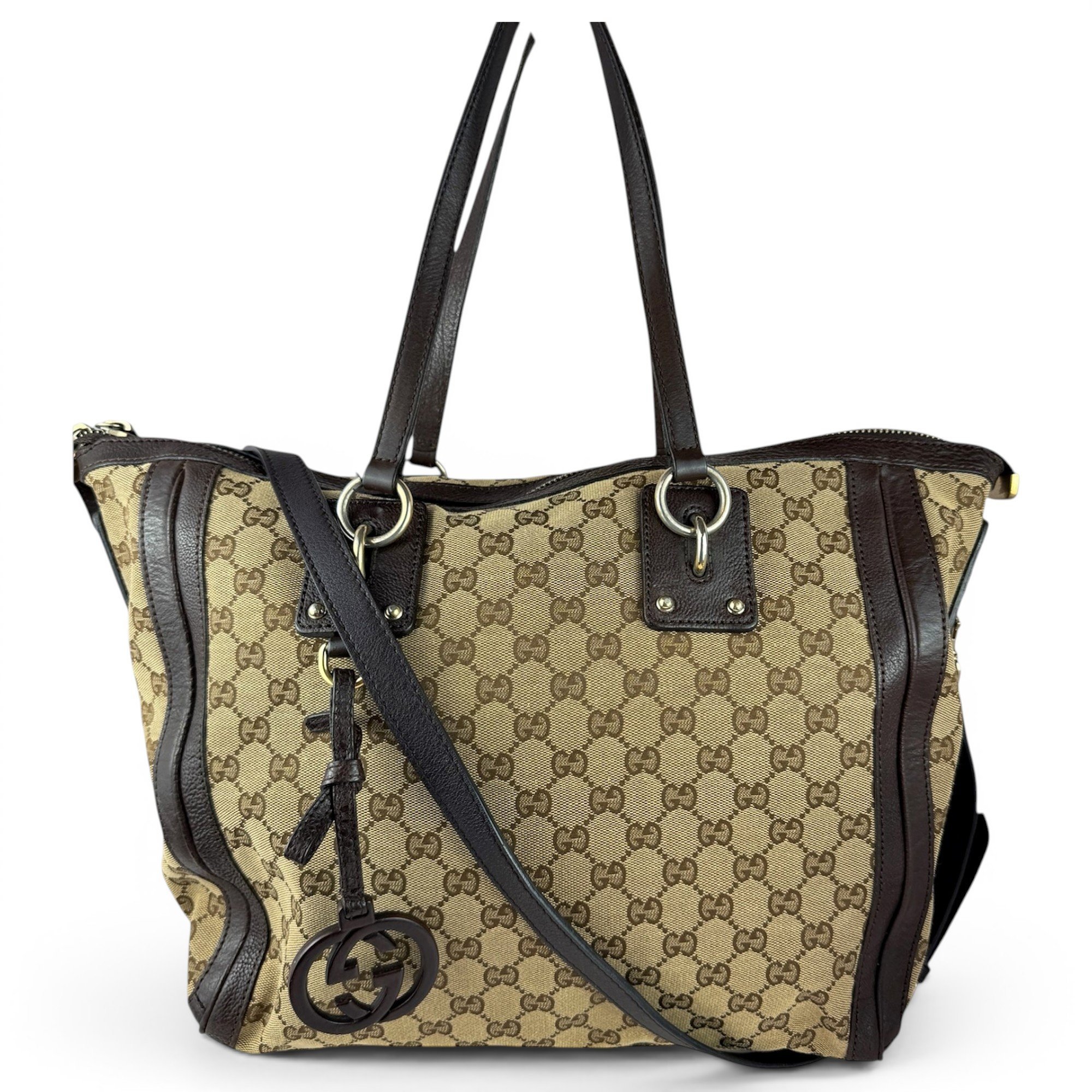 Ophidia Shopping leather tote