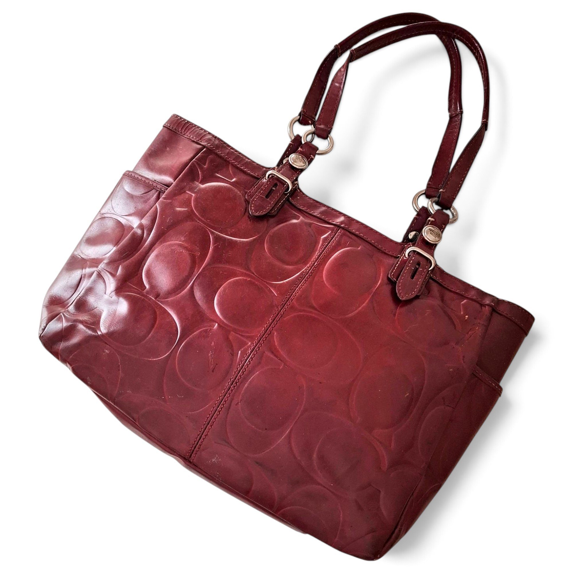 Leather tote