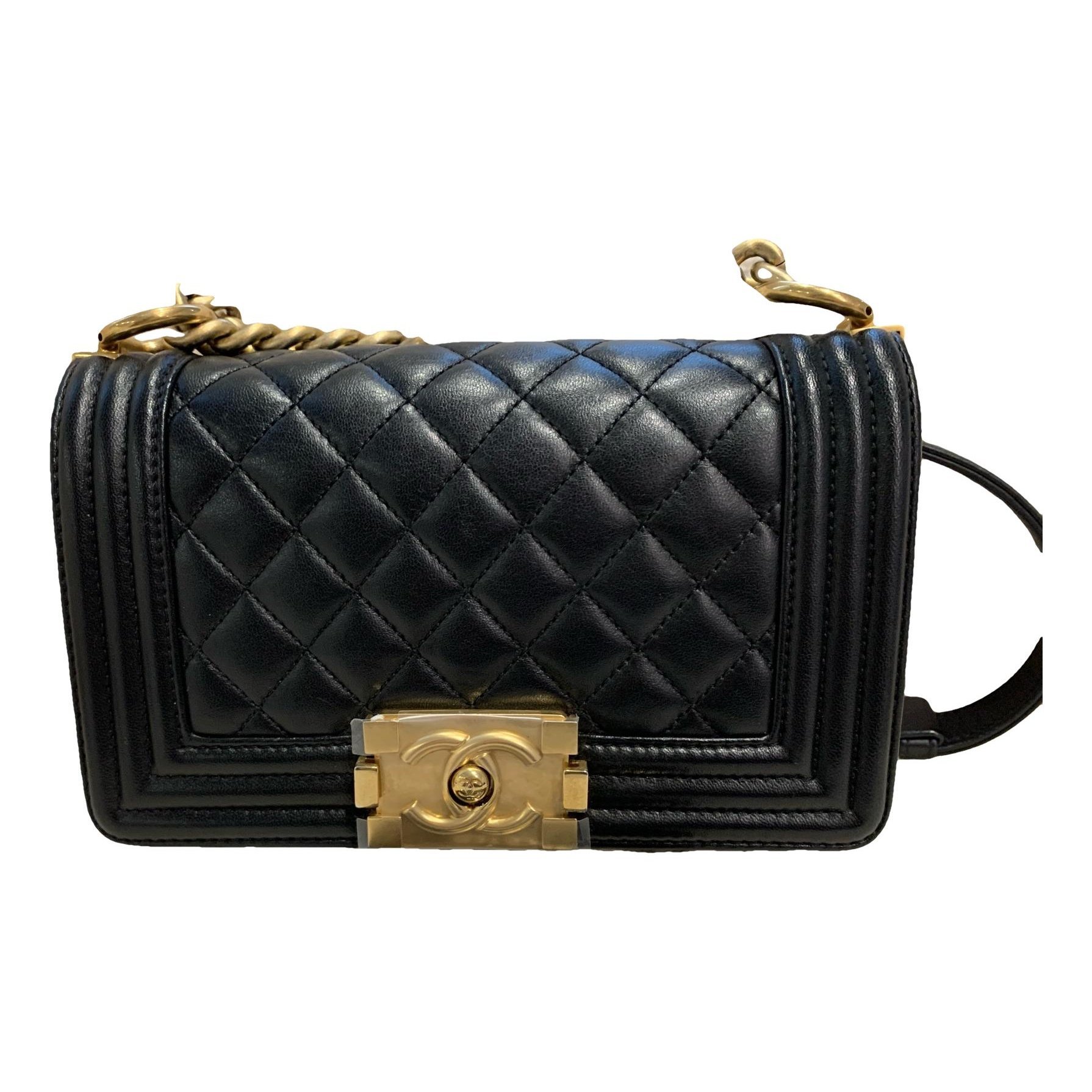 Boy leather crossbody bag