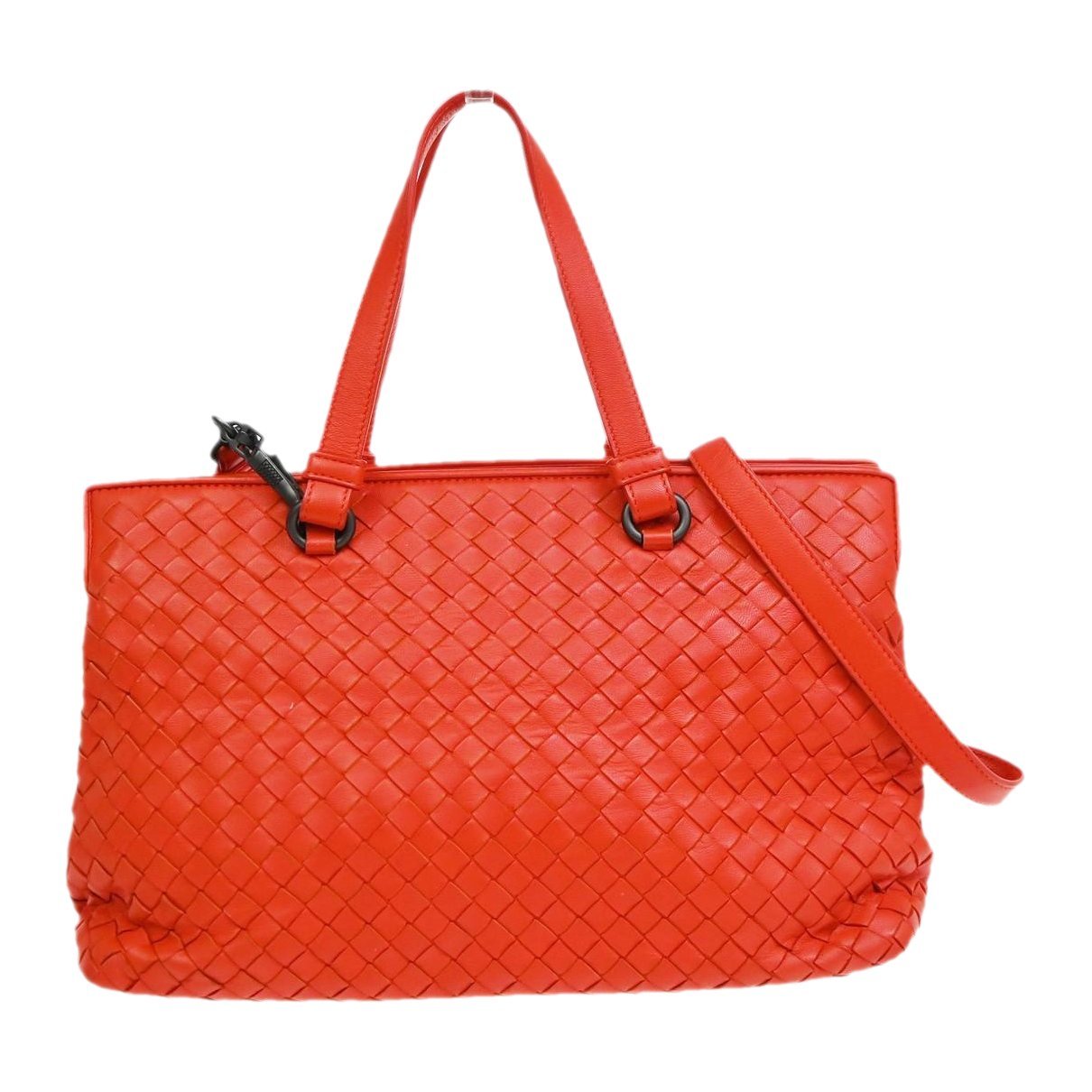 Leather tote