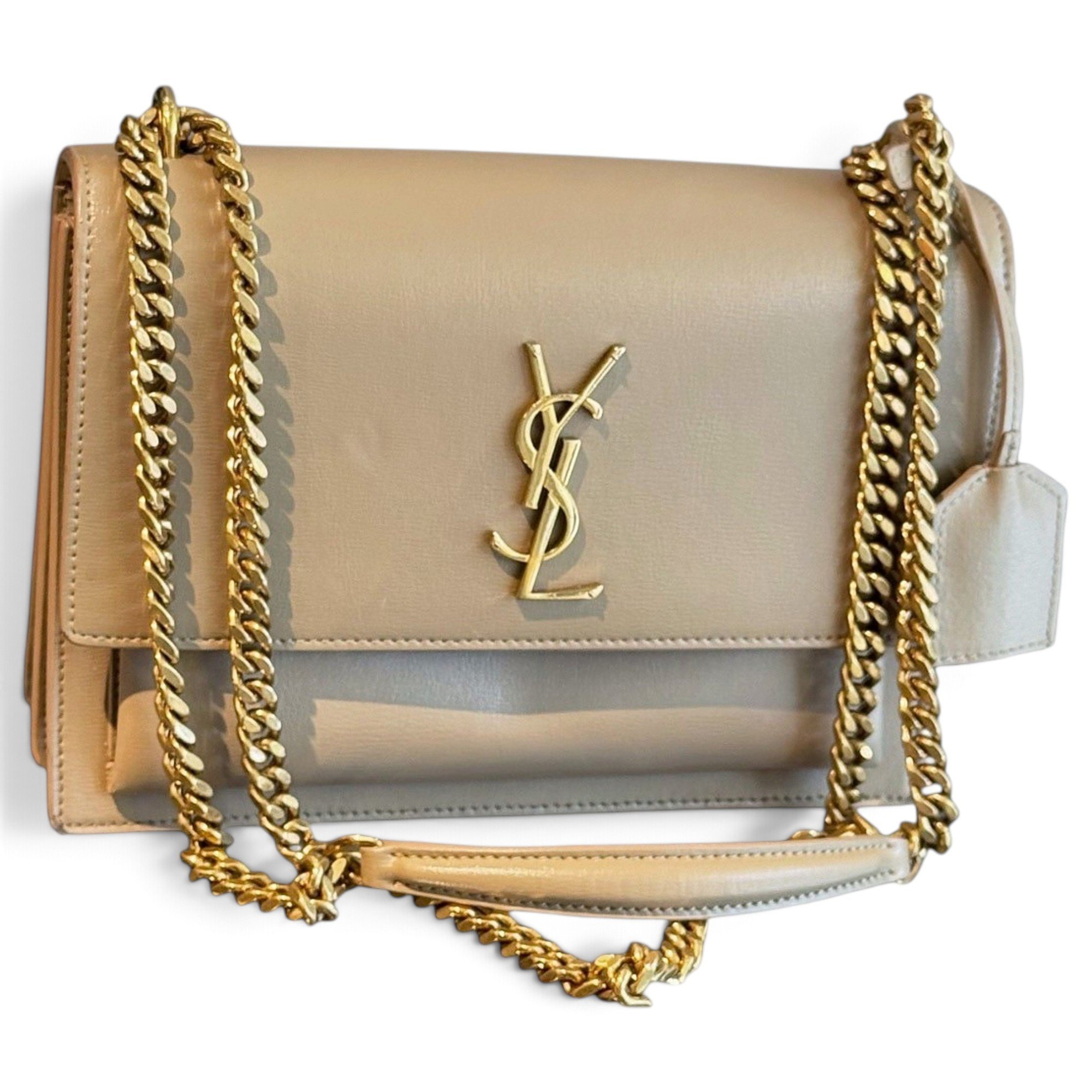 Sunset leather crossbody bag