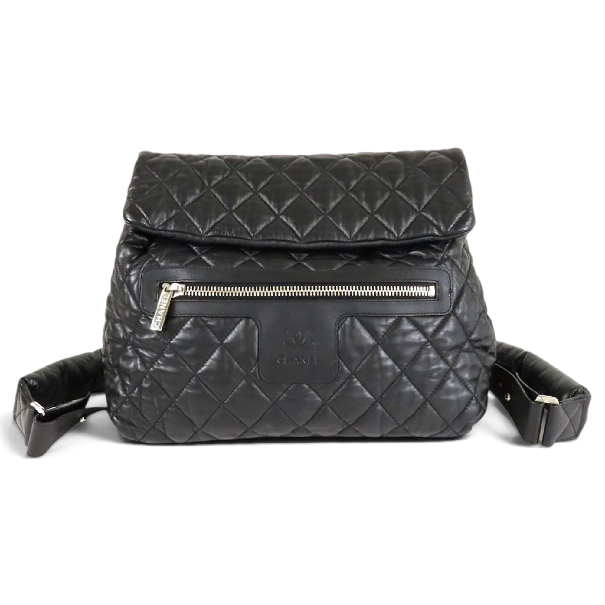 Cocoon leather backpack