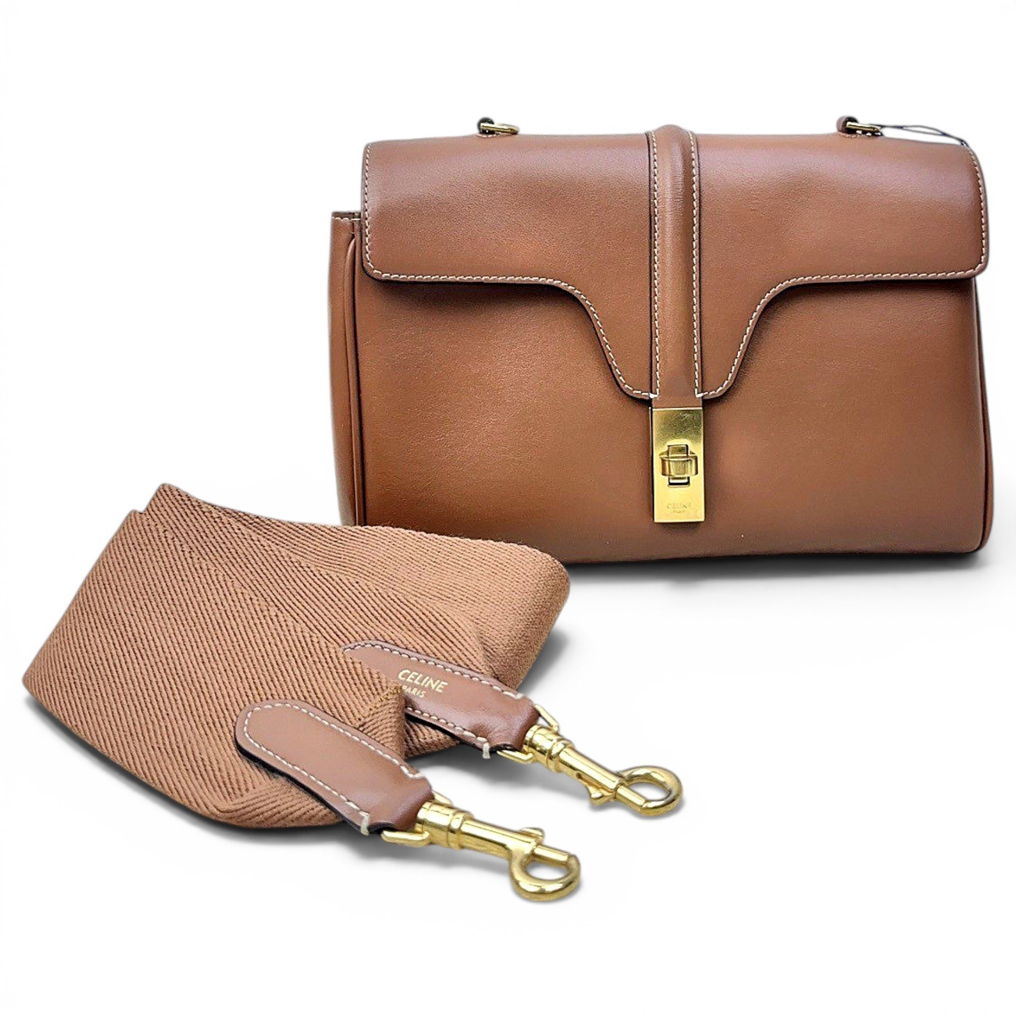 Sac 16 leather handbag