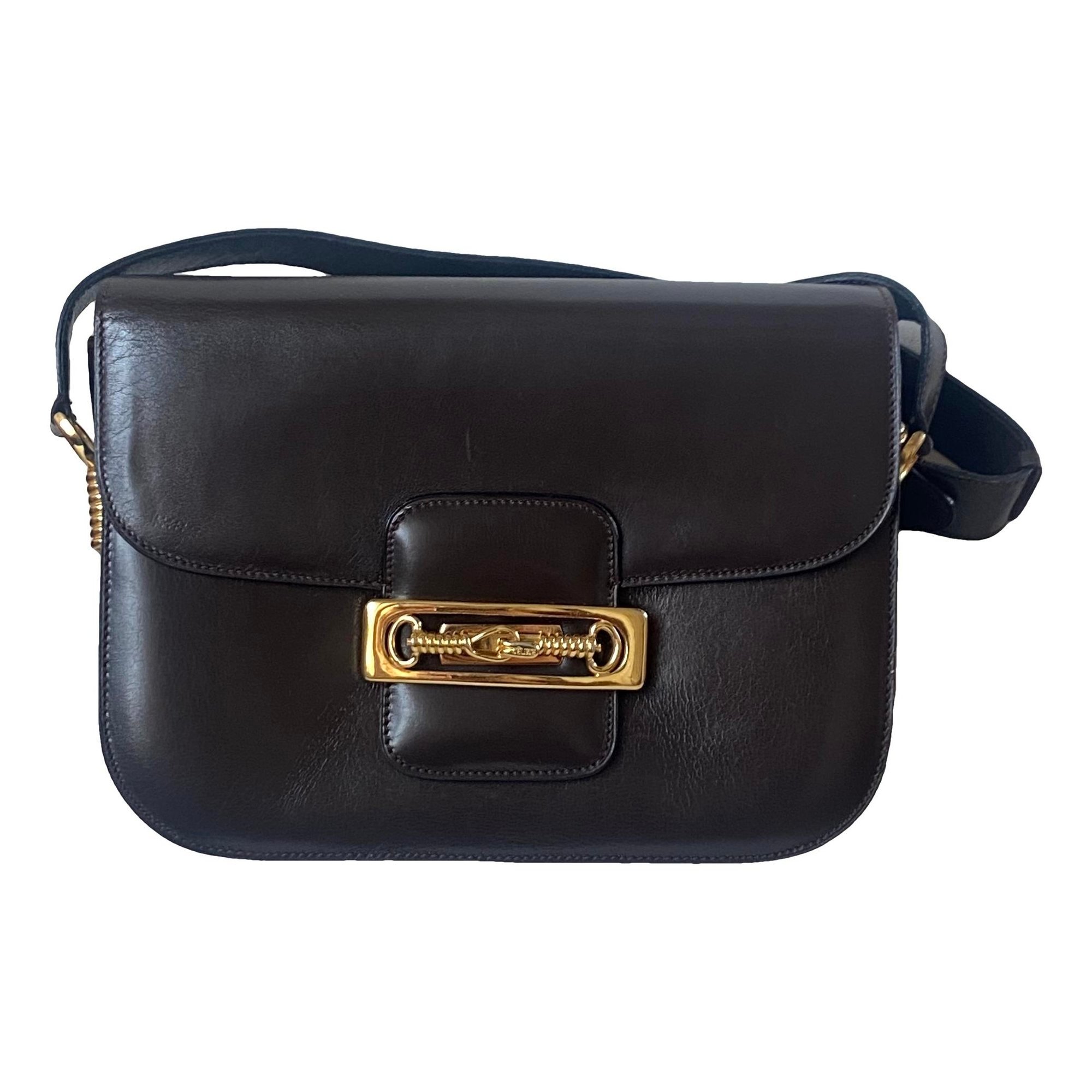 Triomphe Maillon leather crossbody bag