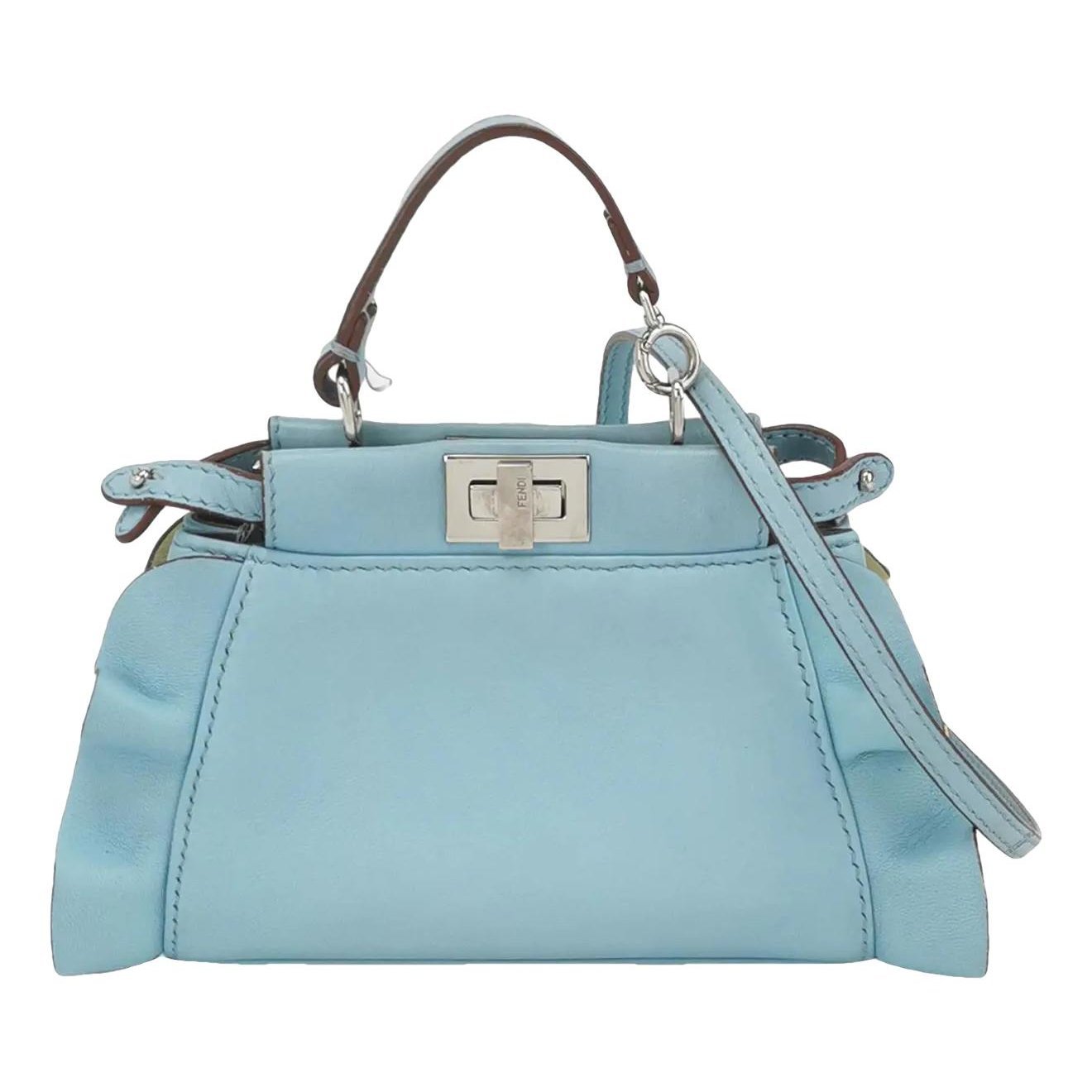 Peekaboo leather crossbody bag