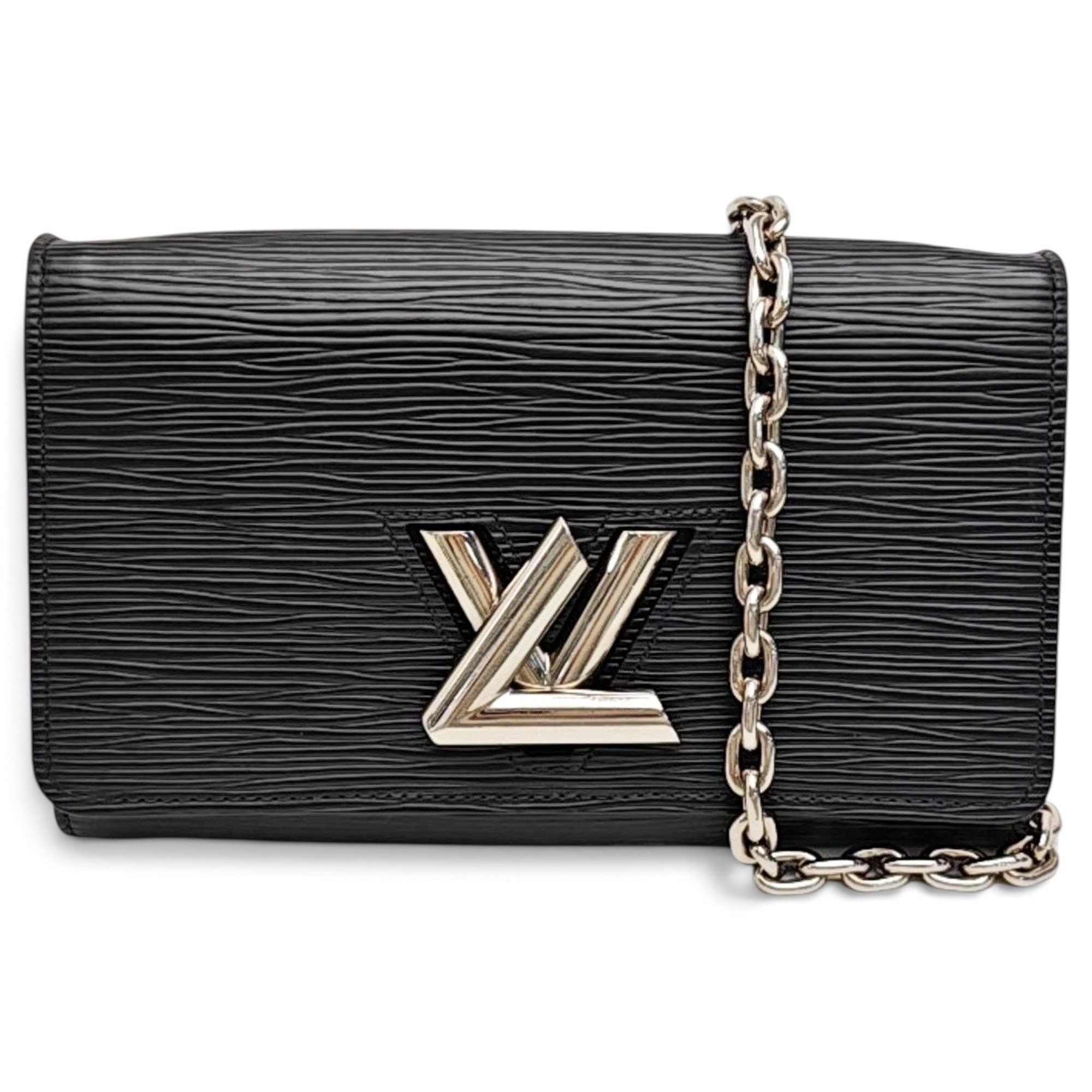 Twist leather handbag