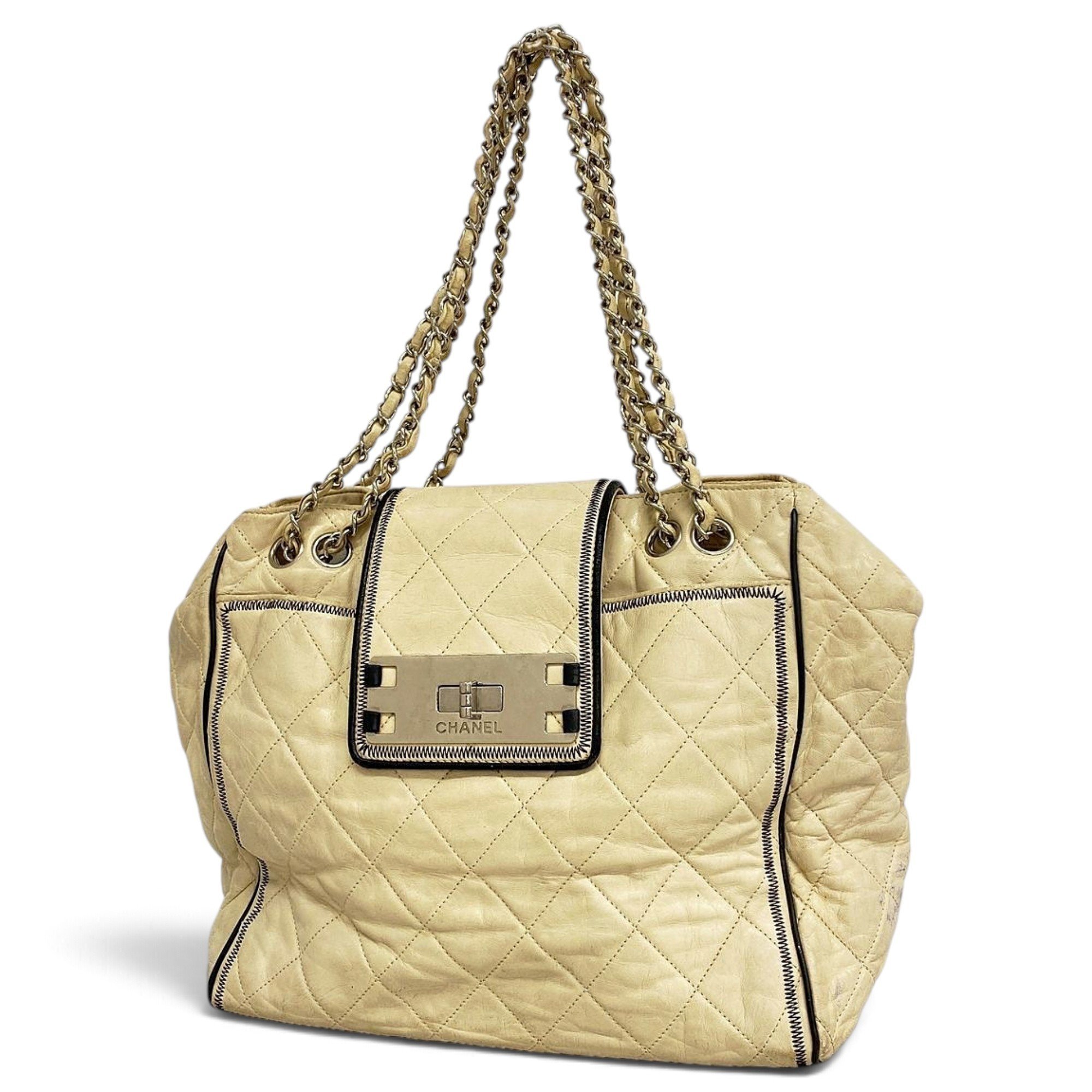 2.55 leather tote